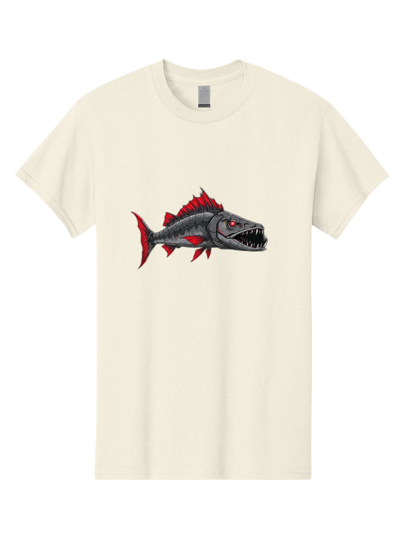 Cyborg-Shark Men'S Graphic Tee, 100% Cotton, Comfortable Casual Summer Wear, Machine Washable, Vintage Camera, Old Camera, Antique Camera, Black Camera, Classic Photography, Photography Equipment, Nostalgic Device, Film Camera, Camera Art Baf013 7