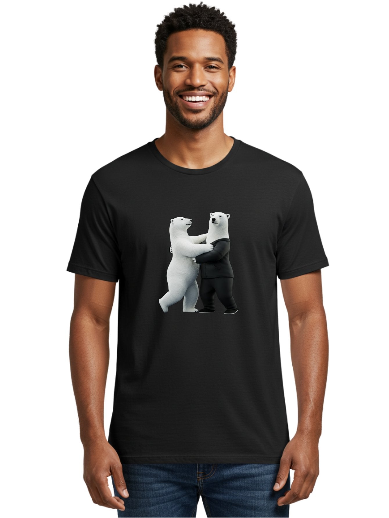 Dancing-Polar-Bears-1 Men'S Graphic Tee, 100% Cotton, Comfortable Casual Summer Wear, Machine Washable, Vintage Camera, Old Camera, Antique Camera, Black Camera, Classic Photography, Photography Equipment, Nostalgic Device, Film Camera, Baf018 20
