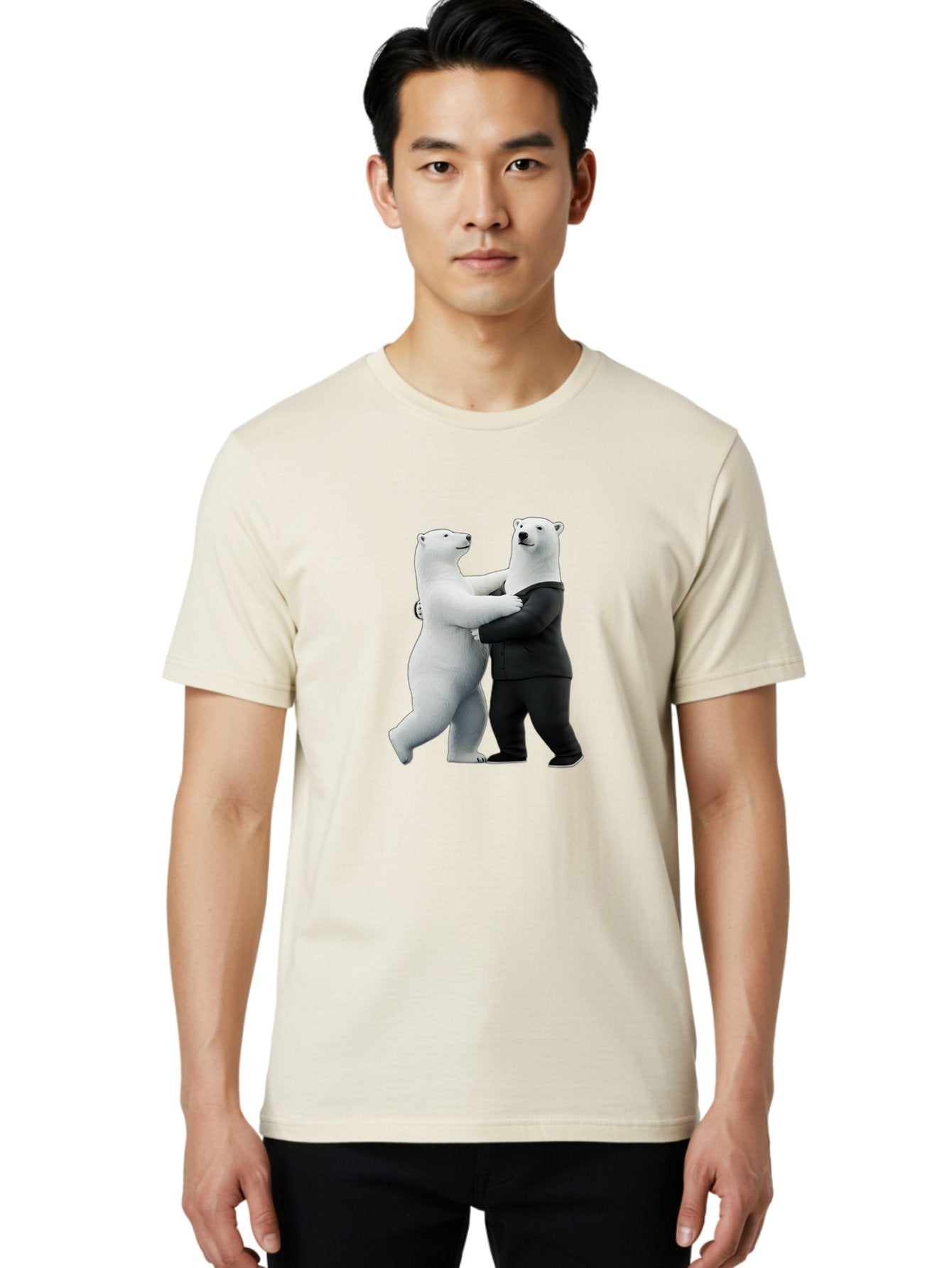 Dancing-Polar-Bears-1 Men'S Graphic Tee, 100% Cotton, Comfortable Casual Summer Wear, Machine Washable, Vintage Camera, Old Camera, Antique Camera, Black Camera, Classic Photography, Photography Equipment, Nostalgic Device, Film Camera, Baf018 22