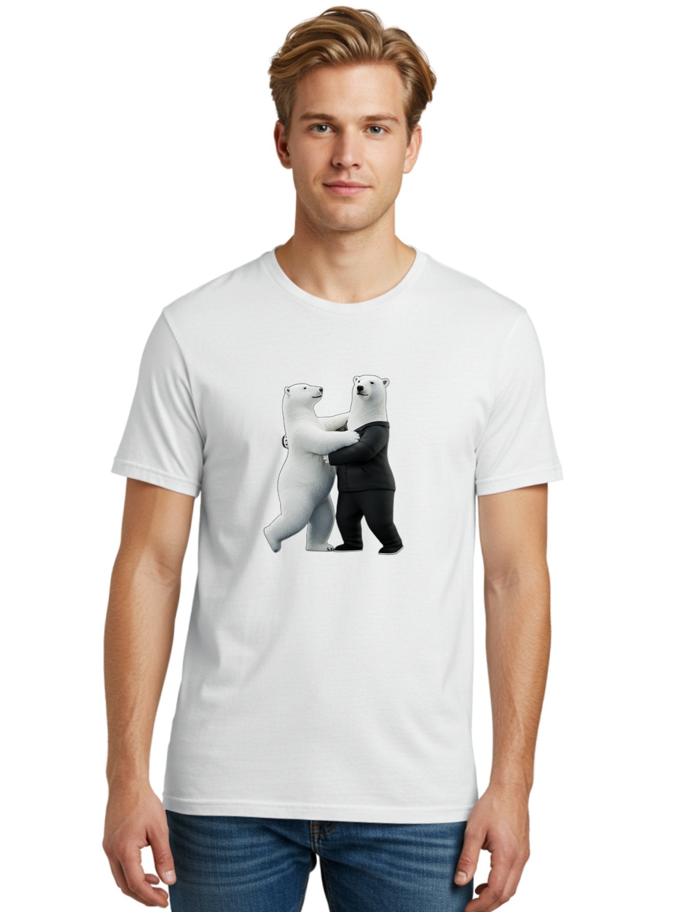 Dancing-Polar-Bears-1 Men'S Graphic Tee, 100% Cotton, Comfortable Casual Summer Wear, Machine Washable, Vintage Camera, Old Camera, Antique Camera, Black Camera, Classic Photography, Photography Equipment, Nostalgic Device, Film Camera, Baf018 30