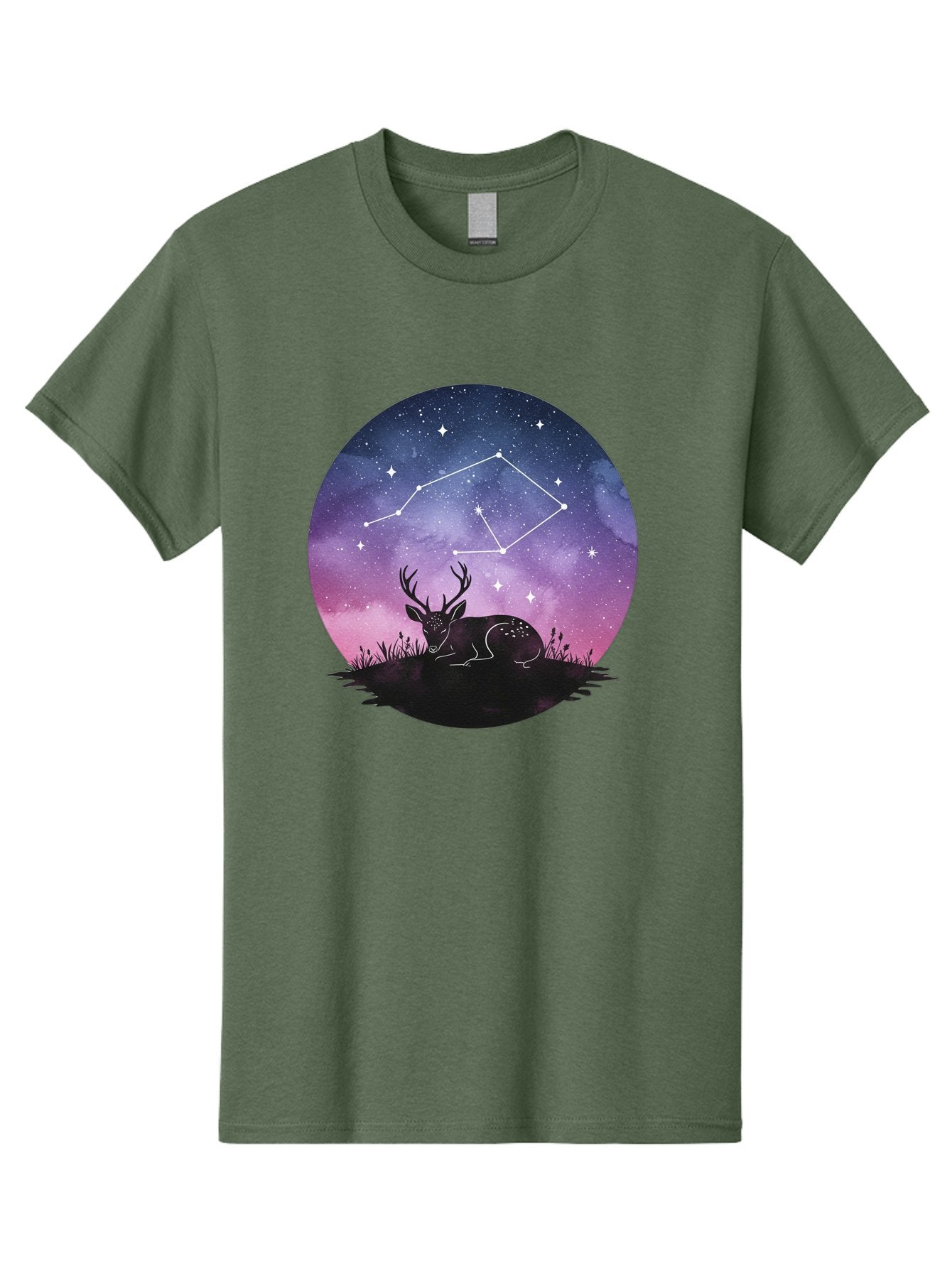 Deer-Constellation-1 Men'S Graphic Tee, 100% Cotton, Comfortable Casual Summer Wear, Machine Washable, Vintage Camera, Old Camera, Antique Camera, Black Camera, Classic Photography, Photography Equipment, Nostalgic Device, Film Camera, Baf021 14