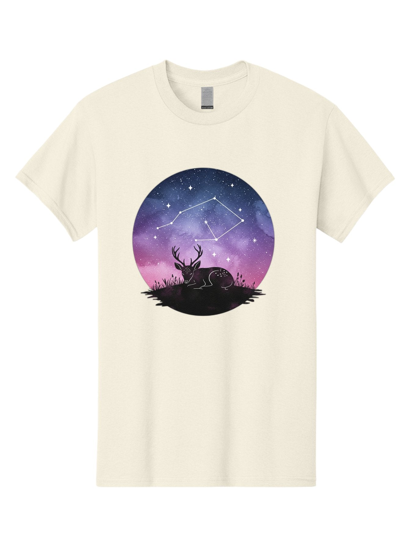 Deer-Constellation-1 Men'S Graphic Tee, 100% Cotton, Comfortable Casual Summer Wear, Machine Washable, Vintage Camera, Old Camera, Antique Camera, Black Camera, Classic Photography, Photography Equipment, Nostalgic Device, Film Camera, Baf021 10