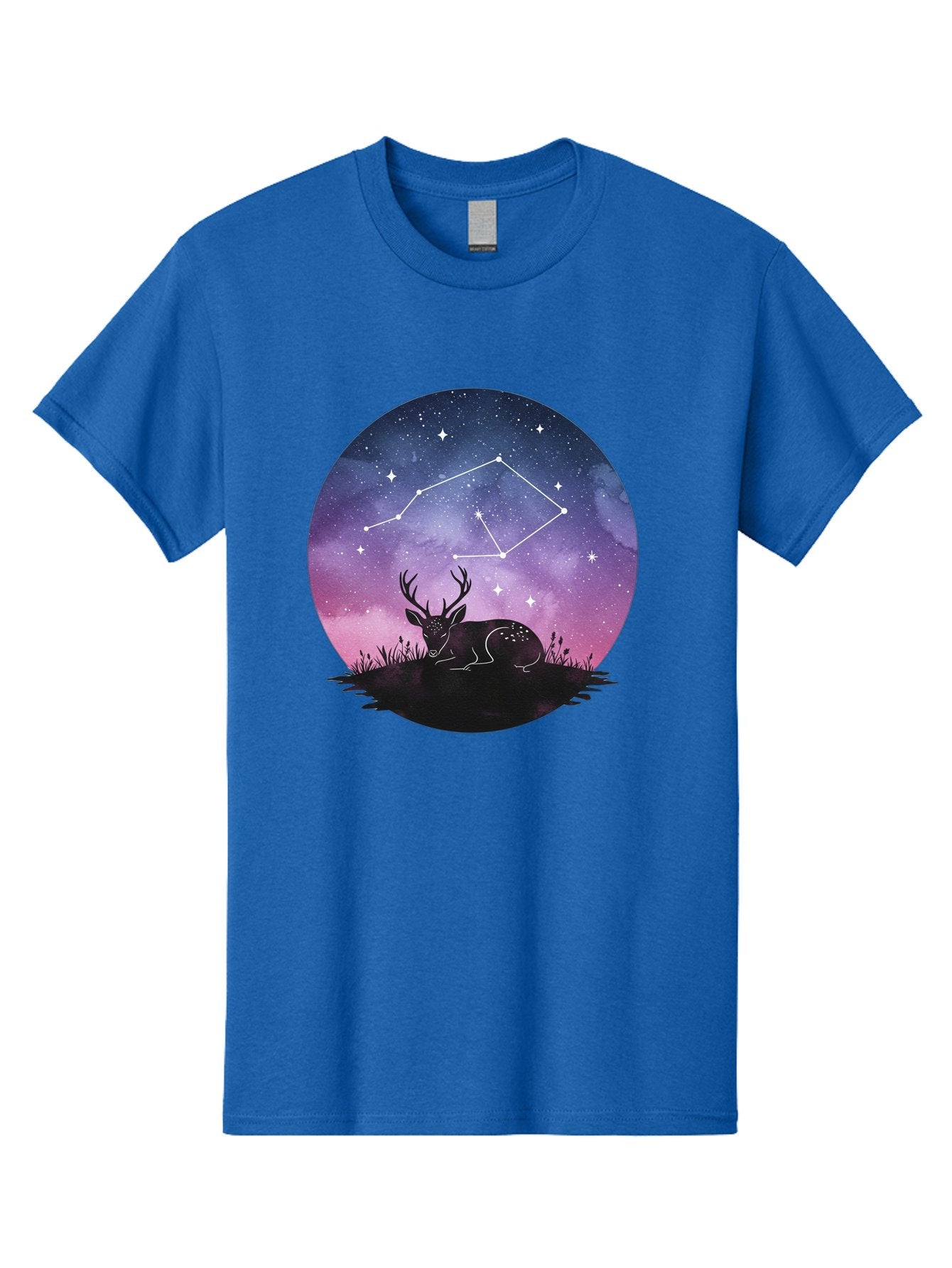 Deer-Constellation-1 Men'S Graphic Tee, 100% Cotton, Comfortable Casual Summer Wear, Machine Washable, Vintage Camera, Old Camera, Antique Camera, Black Camera, Classic Photography, Photography Equipment, Nostalgic Device, Film Camera, Baf021 3