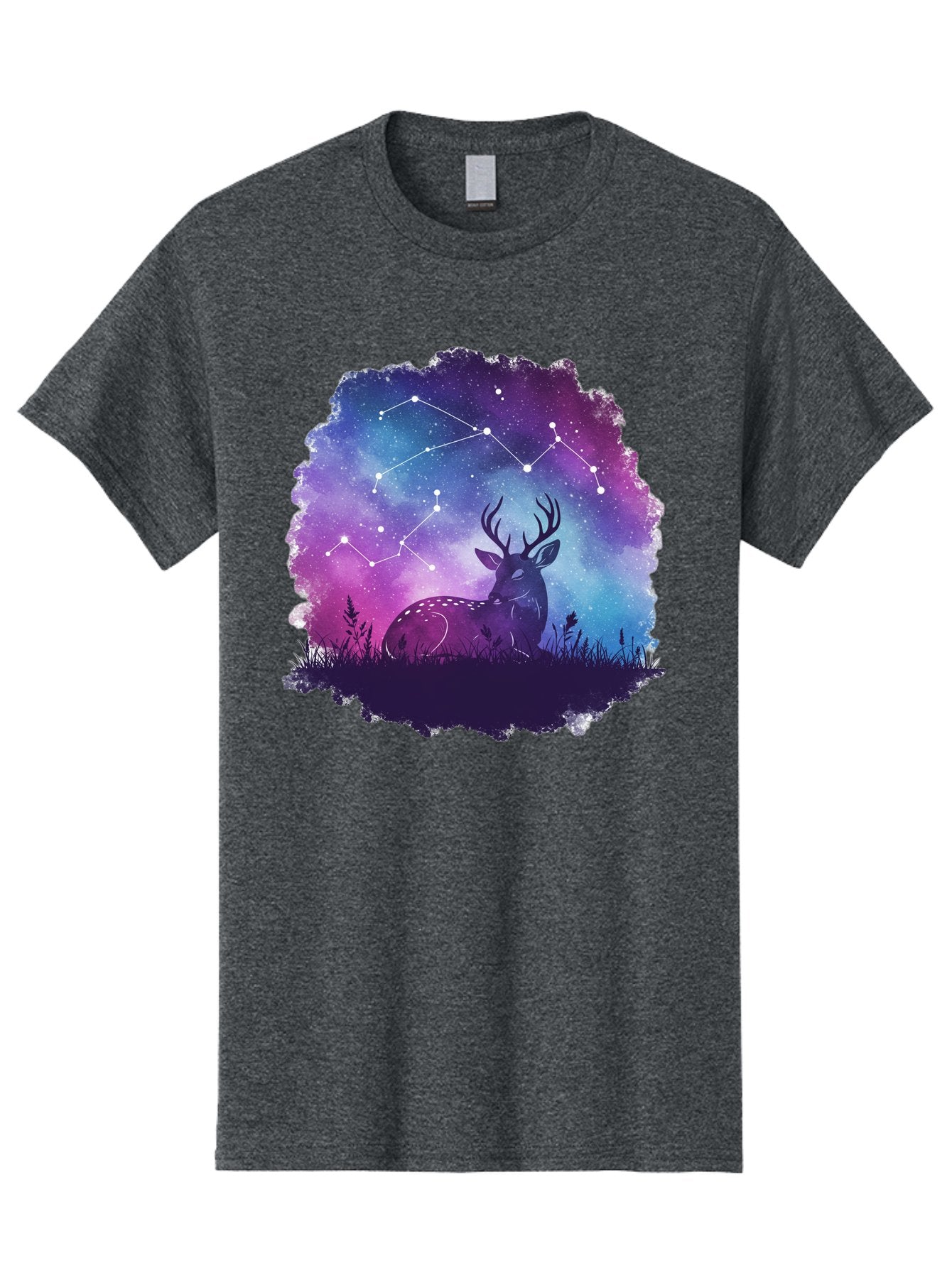 Deer-Constellation-2 Men'S Graphic Tee, 100% Cotton, Comfortable Casual Summer Wear, Machine Washable, Vintage Camera, Old Camera, Antique Camera, Black Camera, Classic Photography, Photography Equipment, Nostalgic Device, Film Camera, Baf022 10