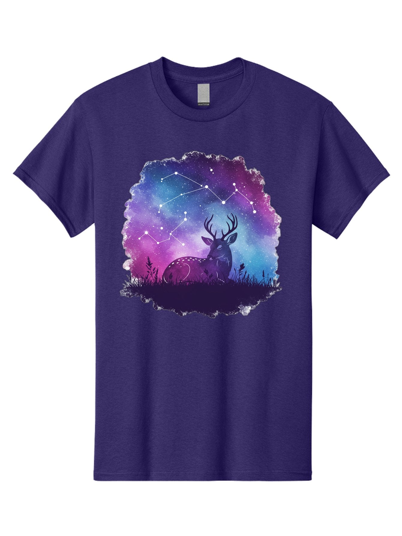 Deer-Constellation-2 Men'S Graphic Tee, 100% Cotton, Comfortable Casual Summer Wear, Machine Washable, Vintage Camera, Old Camera, Antique Camera, Black Camera, Classic Photography, Photography Equipment, Nostalgic Device, Film Camera, Baf022 3