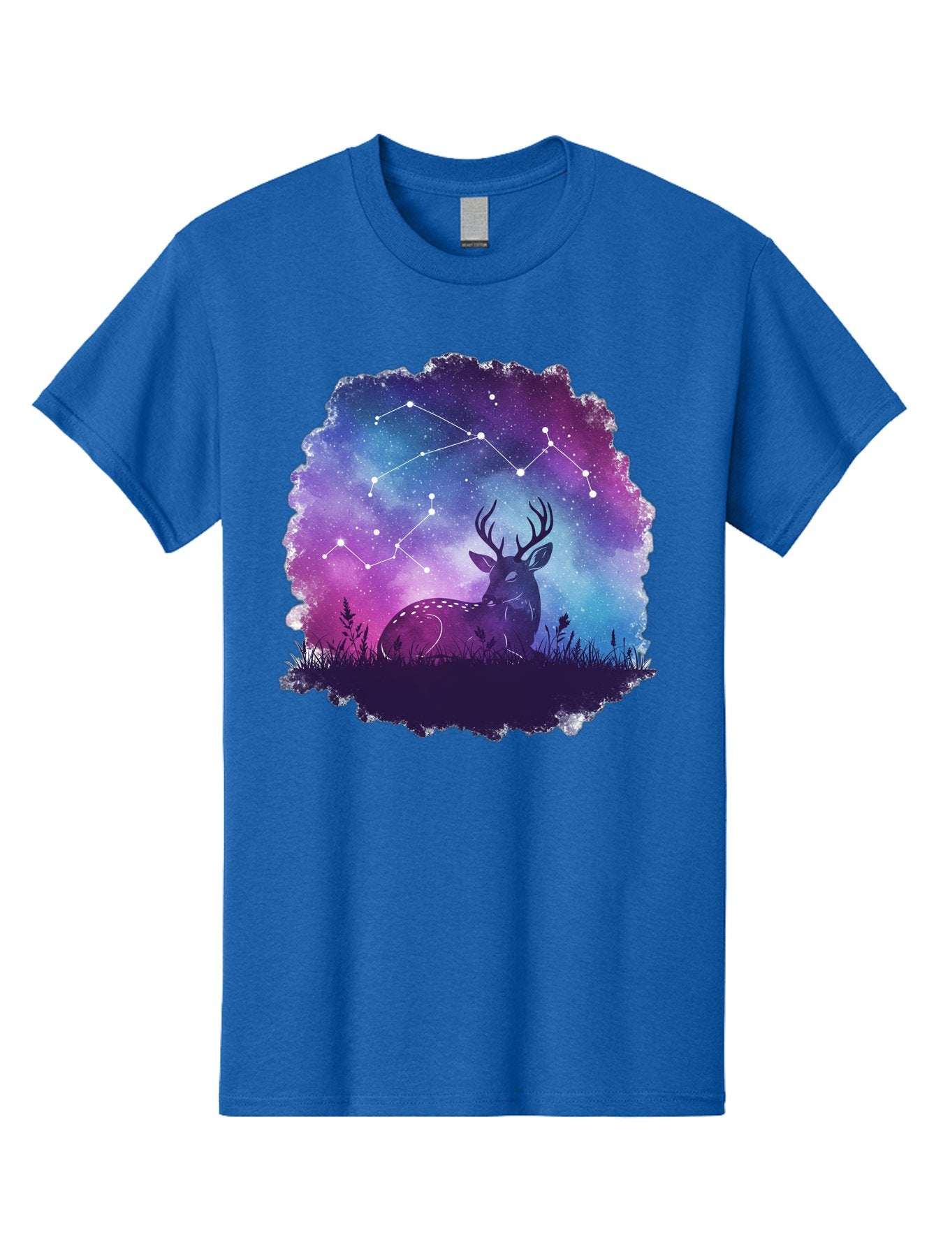 Deer-Constellation-2 Men'S Graphic Tee, 100% Cotton, Comfortable Casual Summer Wear, Machine Washable, Vintage Camera, Old Camera, Antique Camera, Black Camera, Classic Photography, Photography Equipment, Nostalgic Device, Film Camera, Baf022