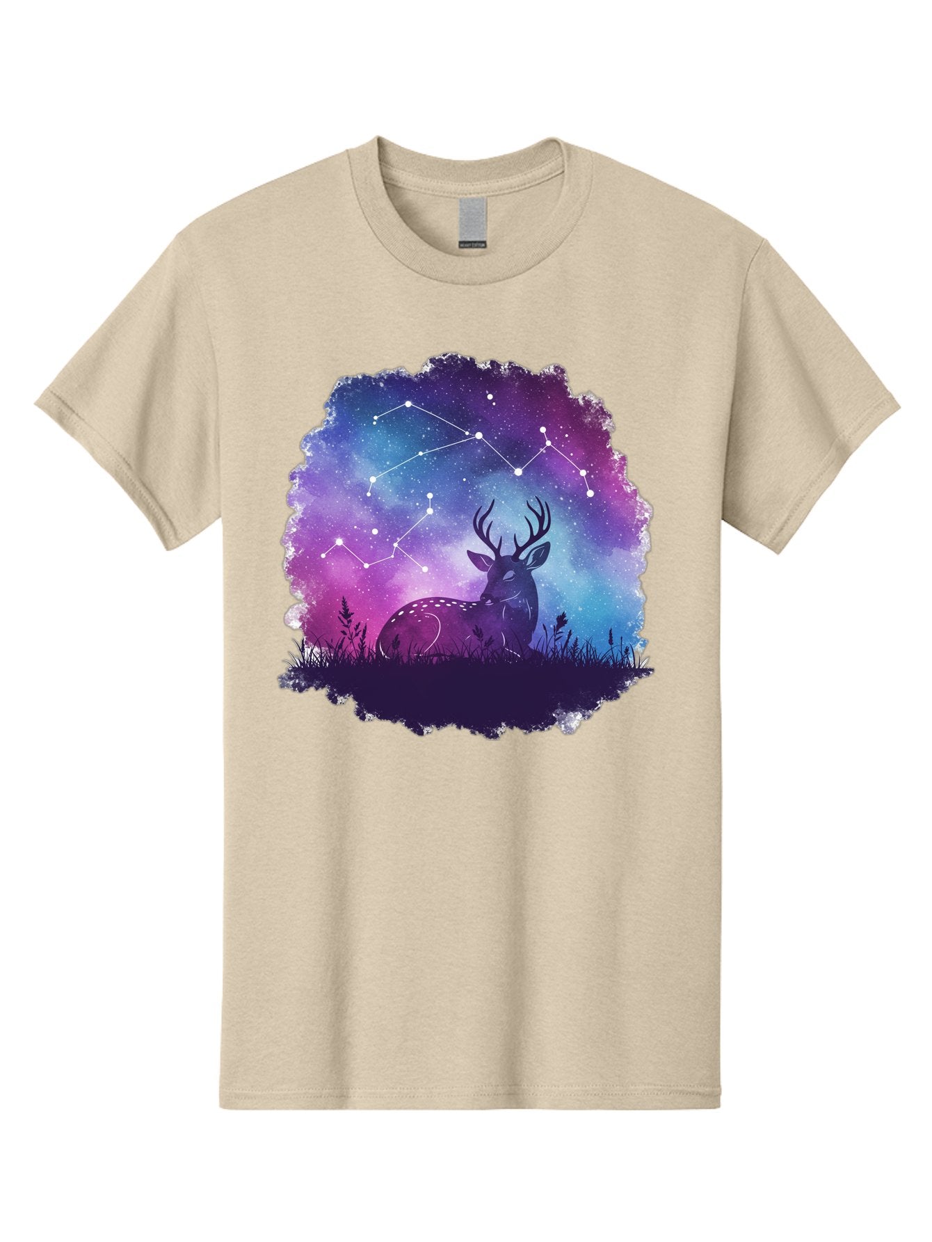 Deer-Constellation-2 Men'S Graphic Tee, 100% Cotton, Comfortable Casual Summer Wear, Machine Washable, Vintage Camera, Old Camera, Antique Camera, Black Camera, Classic Photography, Photography Equipment, Nostalgic Device, Film Camera, Baf022 14