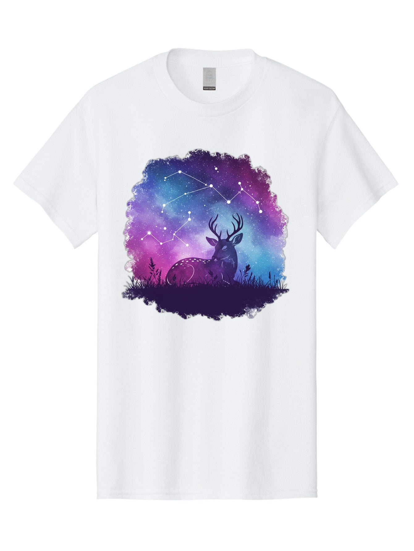 Deer-Constellation-2 Men'S Graphic Tee, 100% Cotton, Comfortable Casual Summer Wear, Machine Washable, Vintage Camera, Old Camera, Antique Camera, Black Camera, Classic Photography, Photography Equipment, Nostalgic Device, Film Camera, Baf022 6