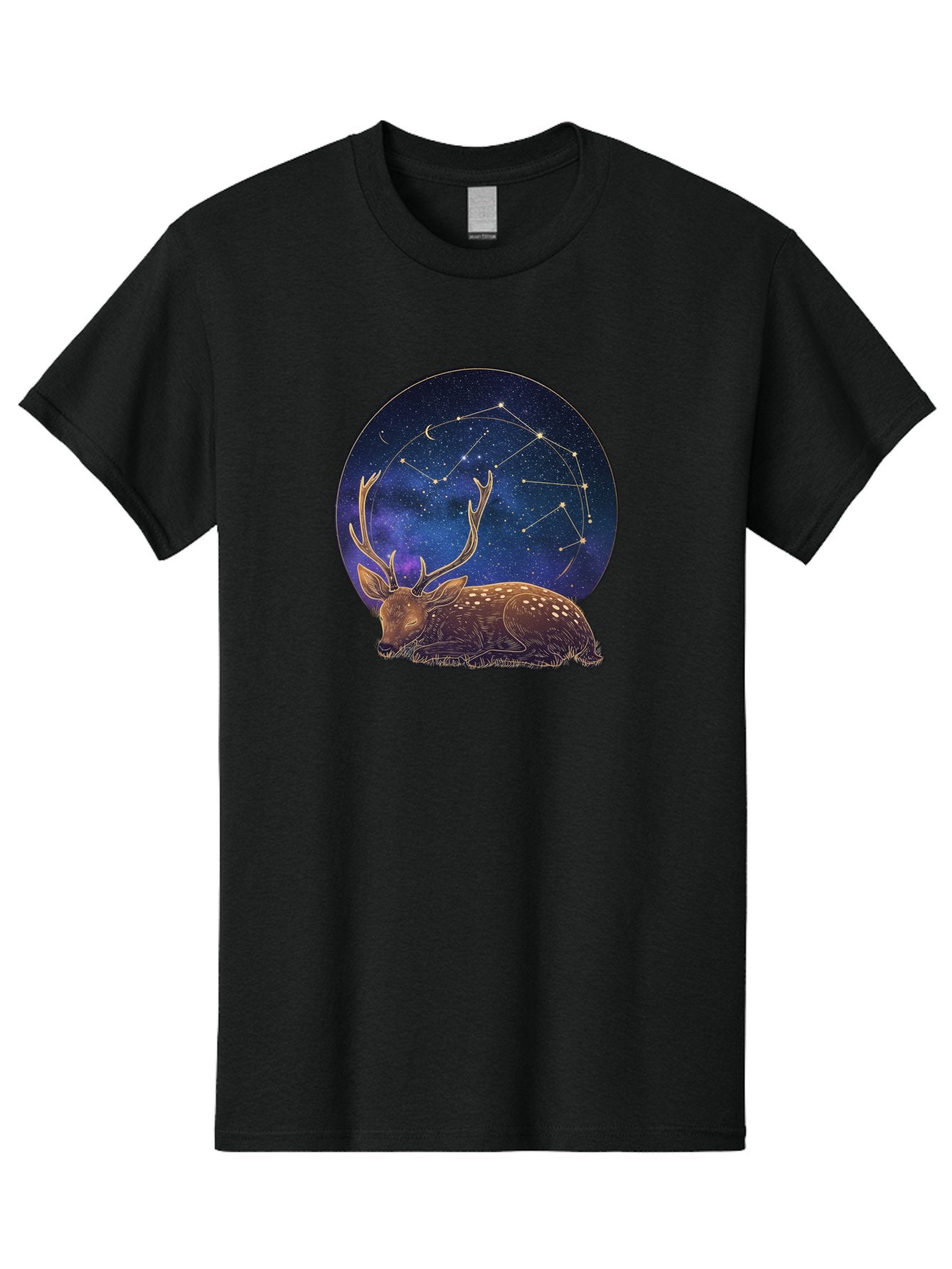 Deer-Constellation Men'S Graphic Tee, 100% Cotton, Comfortable Casual Summer Wear, Machine Washable, Vintage Camera, Old Camera, Antique Camera, Black Camera, Classic Photography, Photography Equipment, Nostalgic Device, Film Camera, Baf023 11