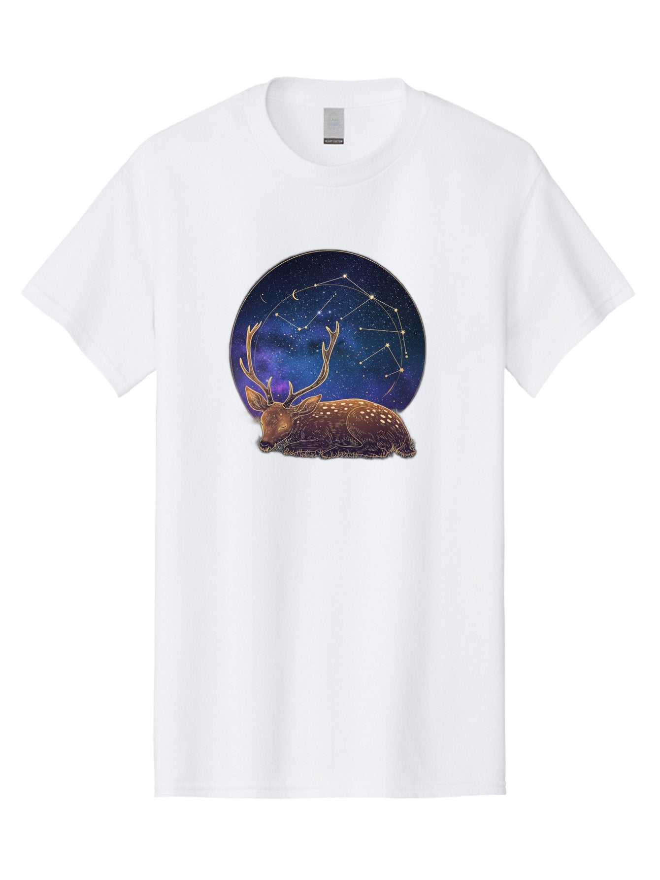 Deer-Constellation Men'S Graphic Tee, 100% Cotton, Comfortable Casual Summer Wear, Machine Washable, Vintage Camera, Old Camera, Antique Camera, Black Camera, Classic Photography, Photography Equipment, Nostalgic Device, Film Camera, Baf023