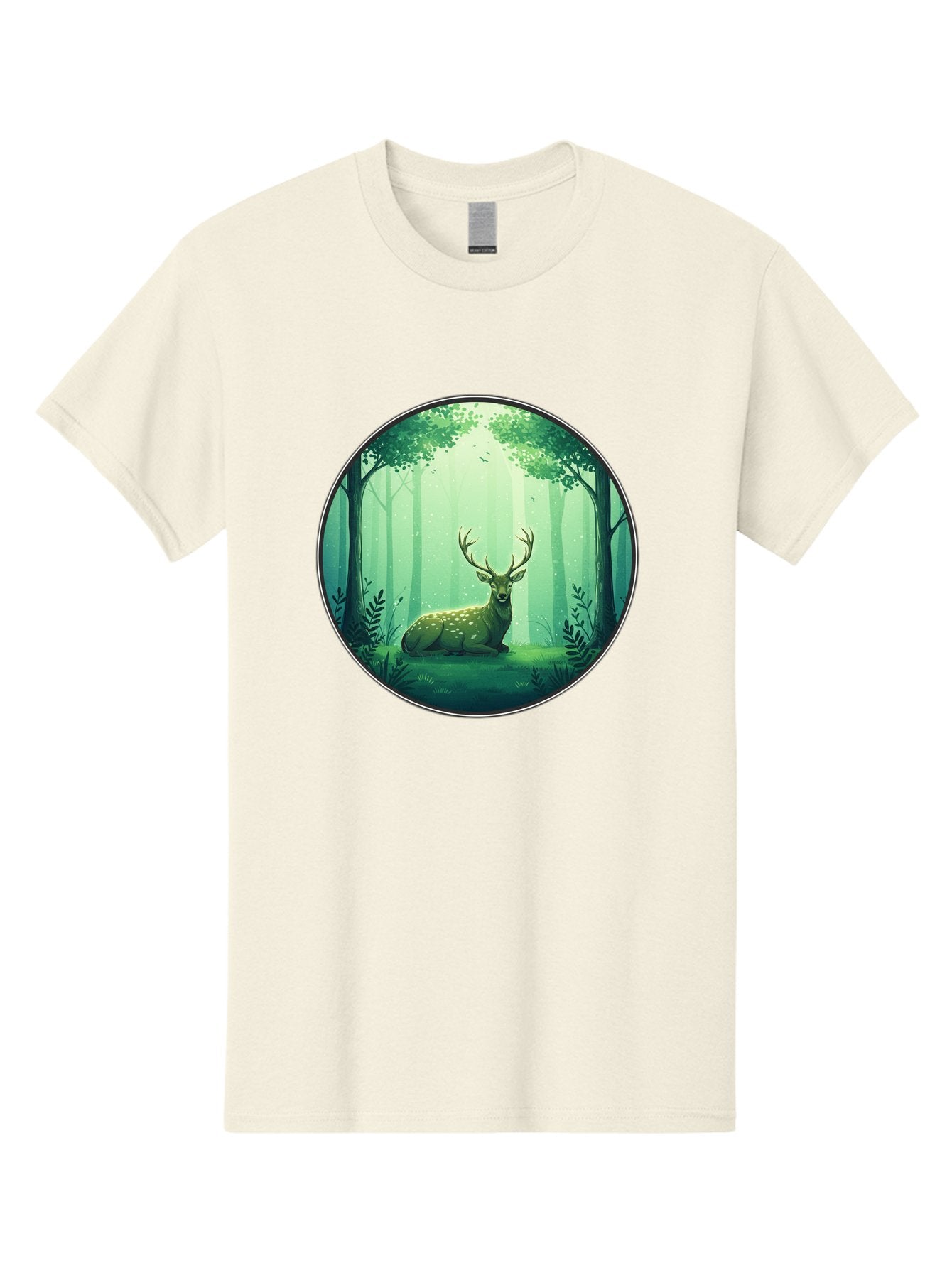 Deer-In-Forest-1 Men'S Graphic Tee, 100% Cotton, Comfortable Casual Summer Wear, Machine Washable, Vintage Camera, Old Camera, Antique Camera, Black Camera, Classic Photography, Photography Equipment, Nostalgic Device, Film Camera, Camera Art Baf025 6