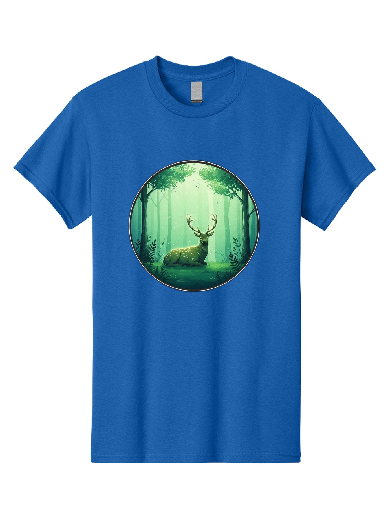 Deer-In-Forest-1 Men'S Graphic Tee, 100% Cotton, Comfortable Casual Summer Wear, Machine Washable, Vintage Camera, Old Camera, Antique Camera, Black Camera, Classic Photography, Photography Equipment, Nostalgic Device, Film Camera, Camera Art Baf025 8