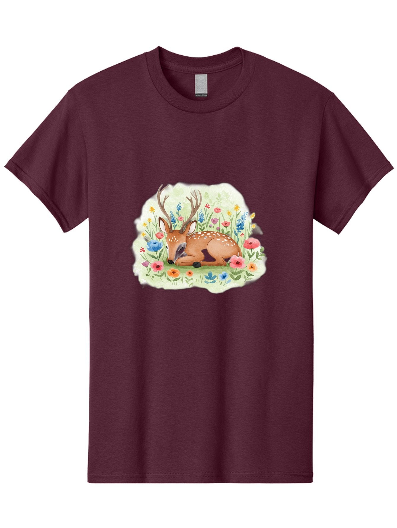 Deer-In-Wildflowers Men'S Graphic Tee, 100% Cotton, Comfortable Casual Summer Wear, Machine Washable, Vintage Camera, Old Camera, Antique Camera, Black Camera, Classic Photography, Photography Equipment, Nostalgic Device, Film Camera, Baf027 7