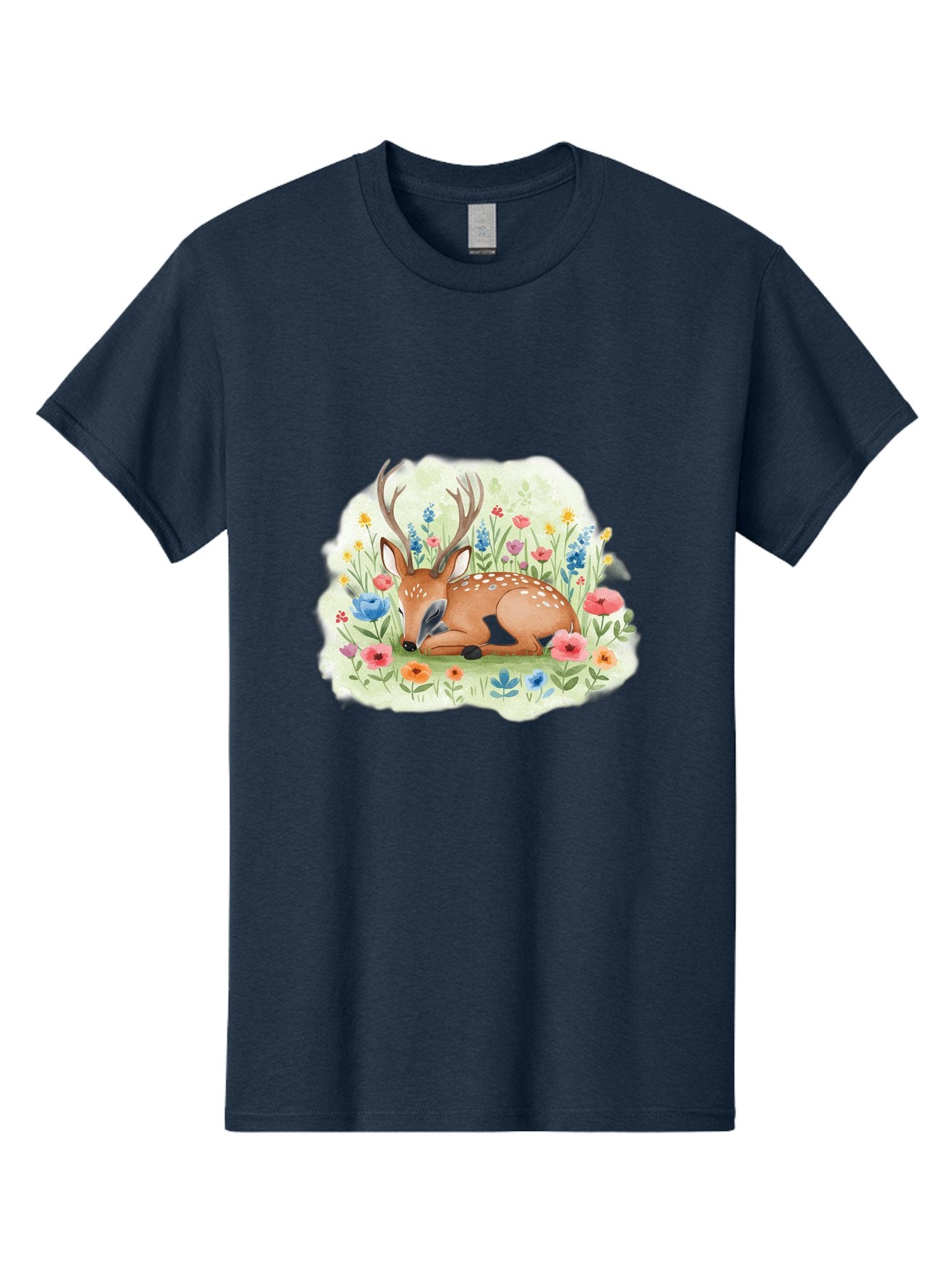 Deer-In-Wildflowers Men'S Graphic Tee, 100% Cotton, Comfortable Casual Summer Wear, Machine Washable, Vintage Camera, Old Camera, Antique Camera, Black Camera, Classic Photography, Photography Equipment, Nostalgic Device, Film Camera, Baf027 15