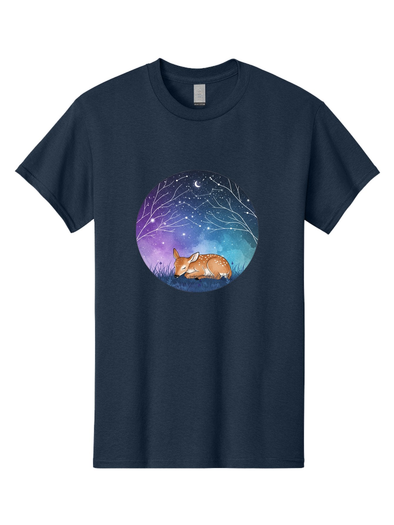 Deer-Under-Starry-Night-Sky Men'S Graphic Tee, 100% Cotton, Comfortable Casual Summer Wear, Machine Washable, Vintage Camera, Old Camera, Antique Camera, Black Camera, Classic Photography, Photography Equipment, Nostalgic Device, Film Camera, Baf030 8