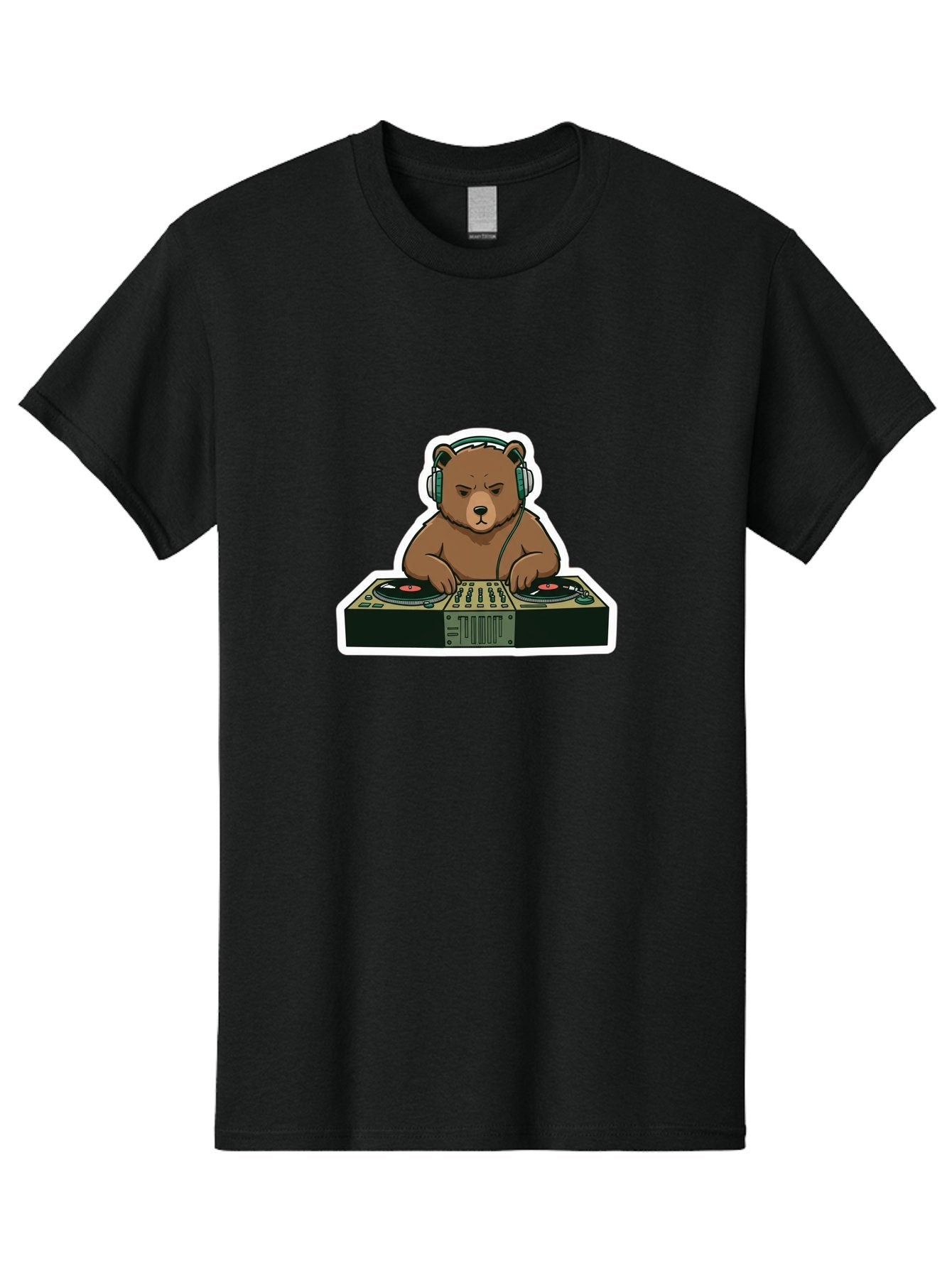 Dj-Bear-2 Men'S Graphic Tee, 100% Cotton, Comfortable Casual Summer Wear, Machine Washable, Vintage Camera, Old Camera, Antique Camera, Black Camera, Classic Photography, Photography Equipment, Nostalgic Device, Film Camera, Camera Art Baf037 15
