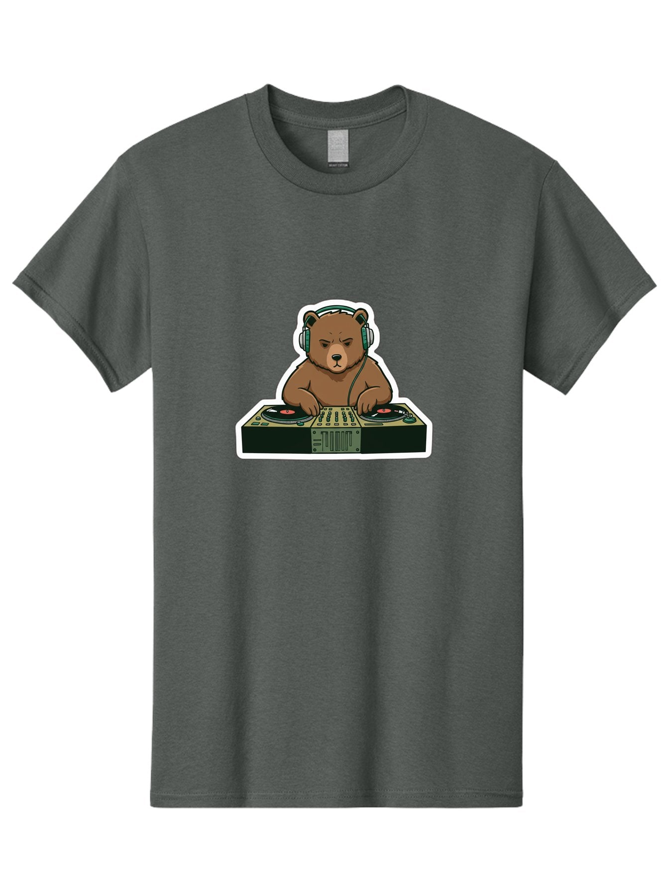 Dj-Bear-2 Men'S Graphic Tee, 100% Cotton, Comfortable Casual Summer Wear, Machine Washable, Vintage Camera, Old Camera, Antique Camera, Black Camera, Classic Photography, Photography Equipment, Nostalgic Device, Film Camera, Camera Art Baf037 8