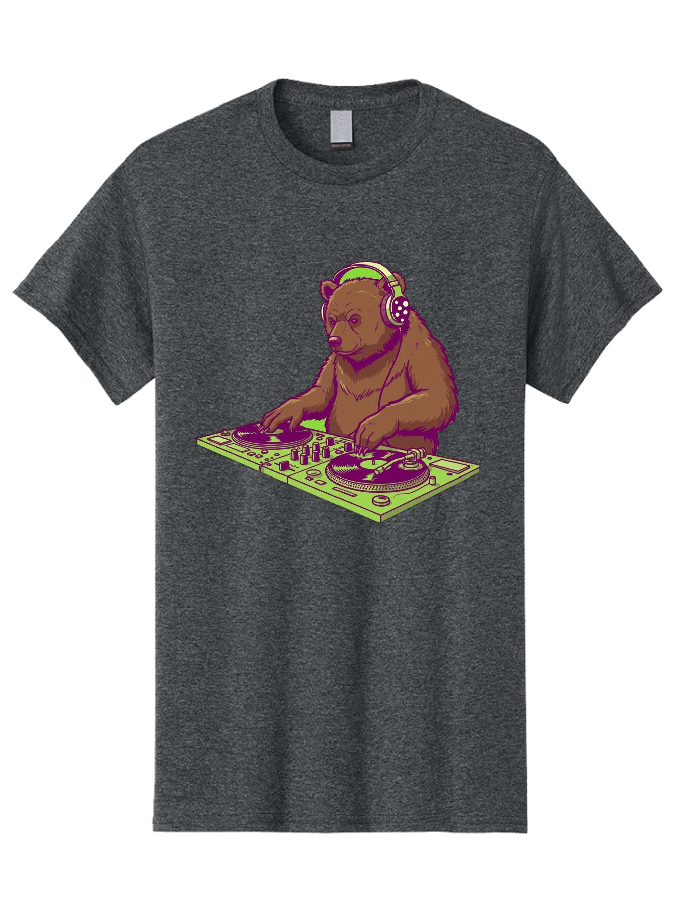 Dj-Bear-3 Men'S Graphic Tee, 100% Cotton, Comfortable Casual Summer Wear, Machine Washable, Vintage Camera, Old Camera, Antique Camera, Black Camera, Classic Photography, Photography Equipment, Nostalgic Device, Film Camera, Camera Art Baf038 9