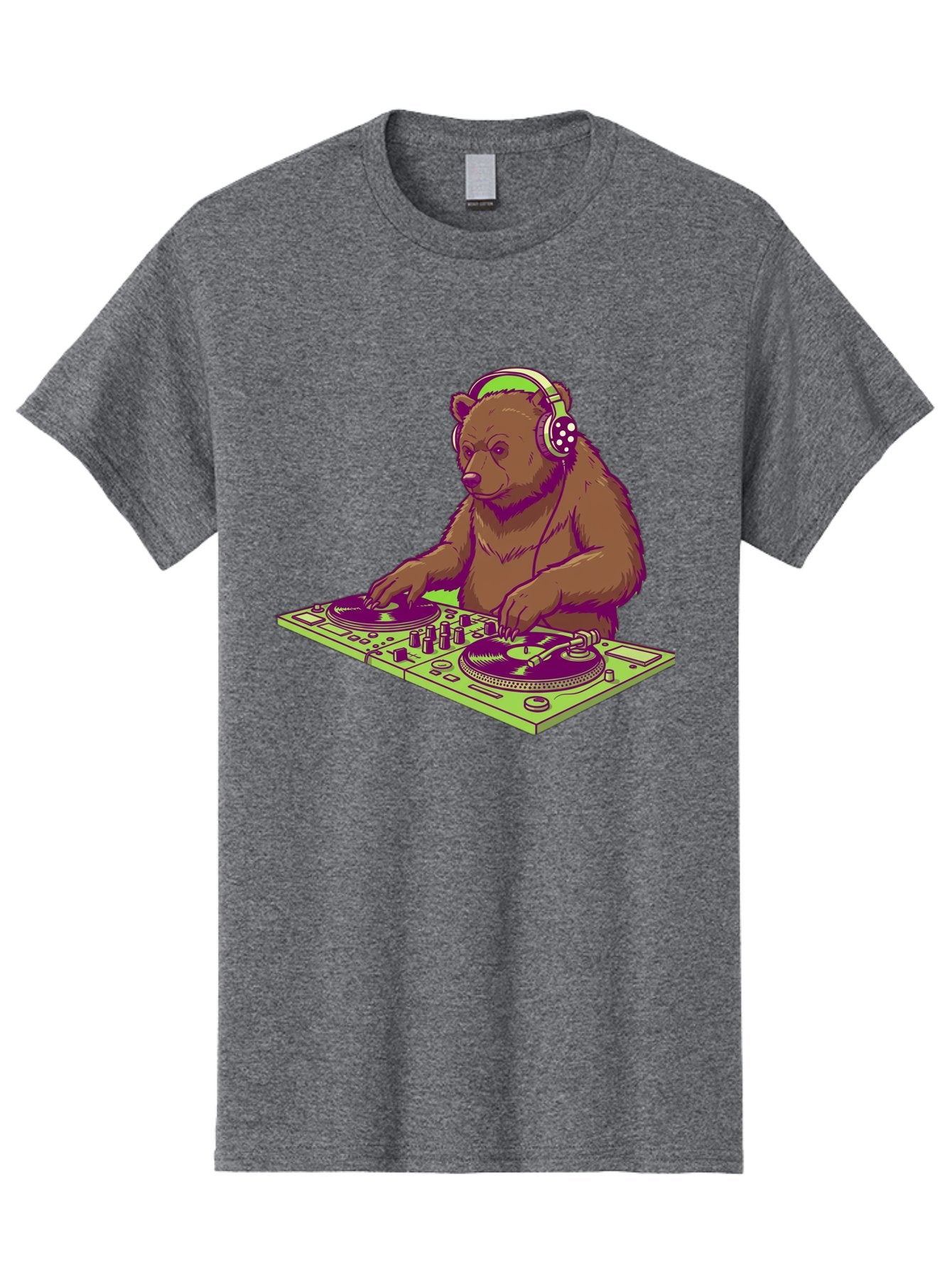 Dj-Bear-3 Men'S Graphic Tee, 100% Cotton, Comfortable Casual Summer Wear, Machine Washable, Vintage Camera, Old Camera, Antique Camera, Black Camera, Classic Photography, Photography Equipment, Nostalgic Device, Film Camera, Camera Art Baf038 15