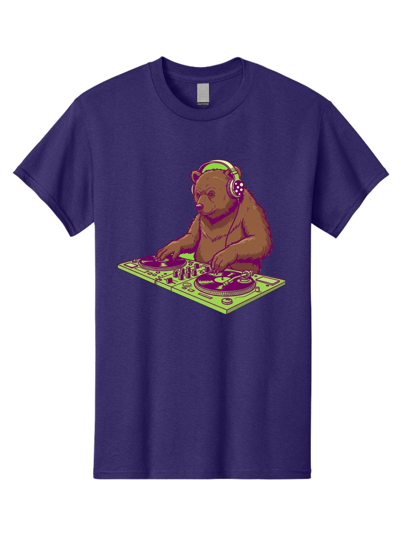 Dj-Bear-3 Men'S Graphic Tee, 100% Cotton, Comfortable Casual Summer Wear, Machine Washable, Vintage Camera, Old Camera, Antique Camera, Black Camera, Classic Photography, Photography Equipment, Nostalgic Device, Film Camera, Camera Art Baf038 3