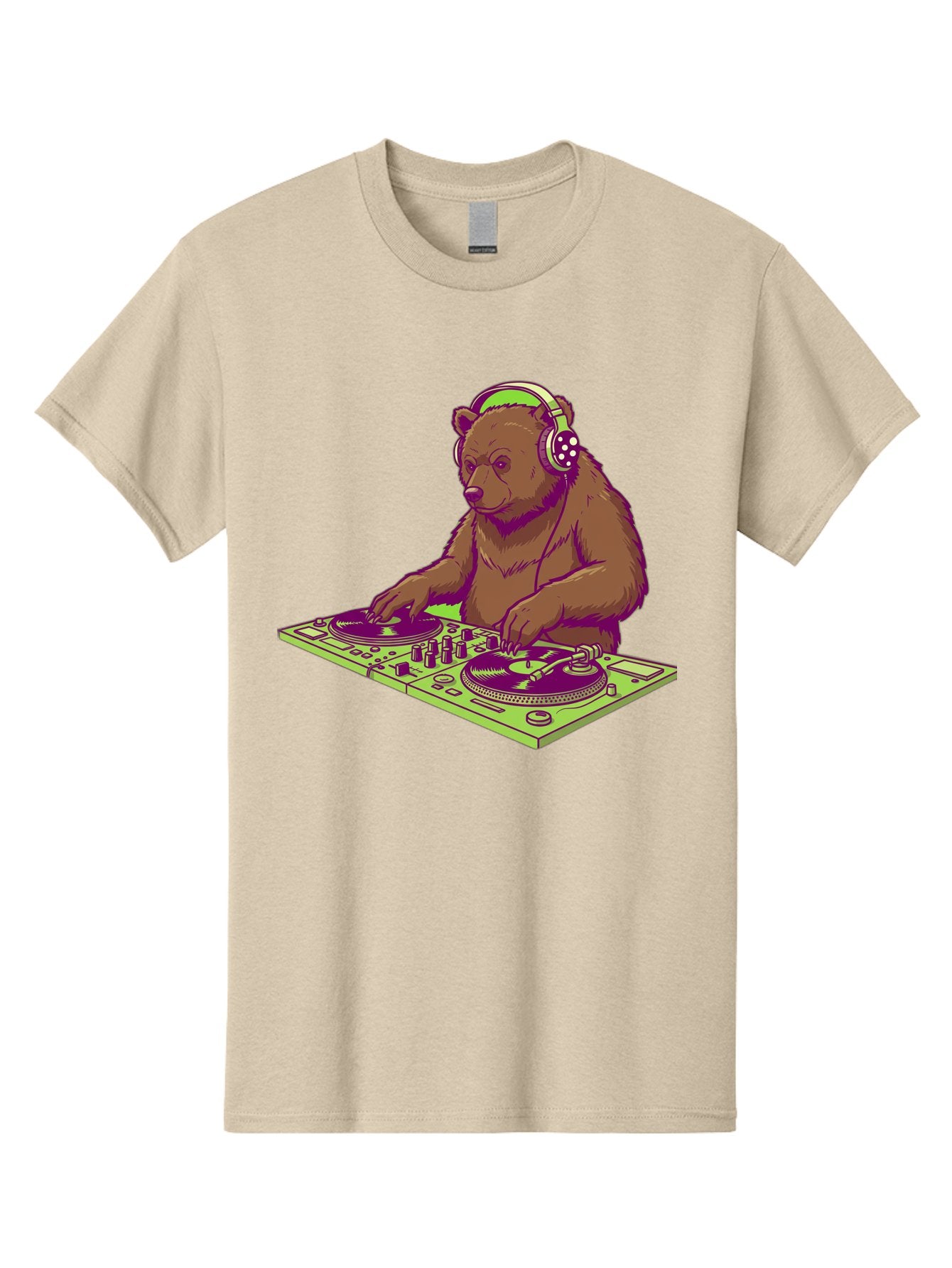 Dj-Bear-3 Men'S Graphic Tee, 100% Cotton, Comfortable Casual Summer Wear, Machine Washable, Vintage Camera, Old Camera, Antique Camera, Black Camera, Classic Photography, Photography Equipment, Nostalgic Device, Film Camera, Camera Art Baf038 6