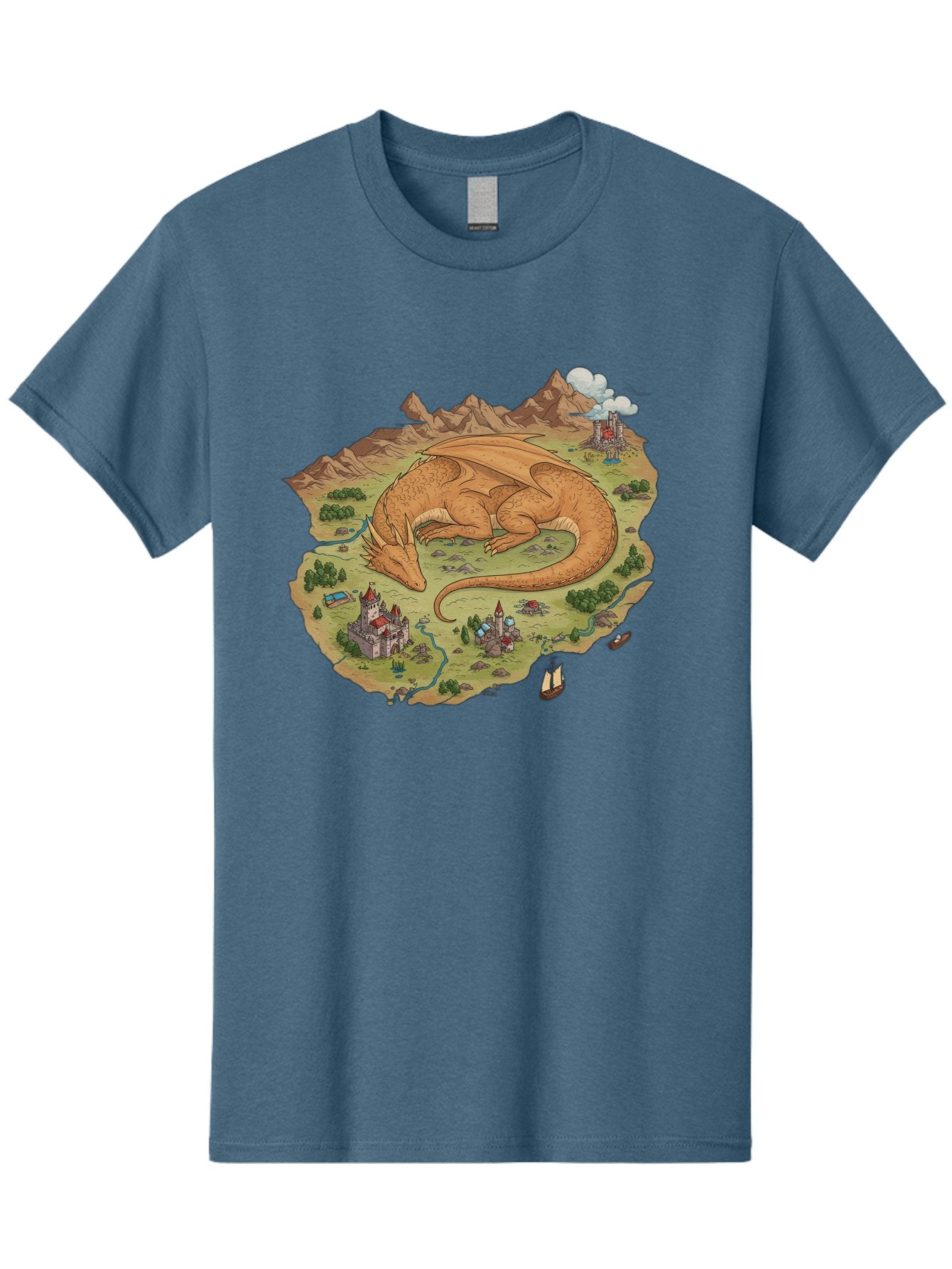 Dragon-Landscape Men'S Graphic Tee, 100% Cotton, Comfortable Casual Summer Wear, Machine Washable, Vintage Camera, Old Camera, Antique Camera, Black Camera, Classic Photography, Photography Equipment, Nostalgic Device, Film Camera, Camera Art Baf045 13