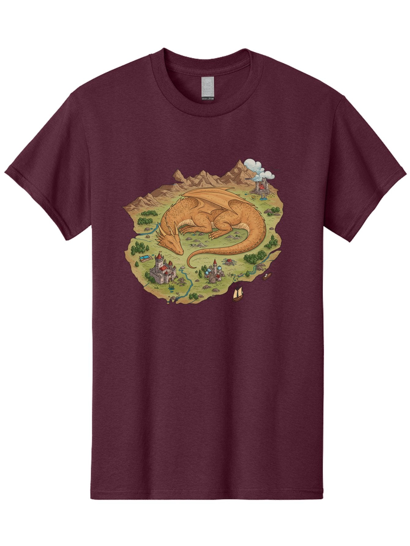 Dragon-Landscape Men'S Graphic Tee, 100% Cotton, Comfortable Casual Summer Wear, Machine Washable, Vintage Camera, Old Camera, Antique Camera, Black Camera, Classic Photography, Photography Equipment, Nostalgic Device, Film Camera, Camera Art Baf045 9