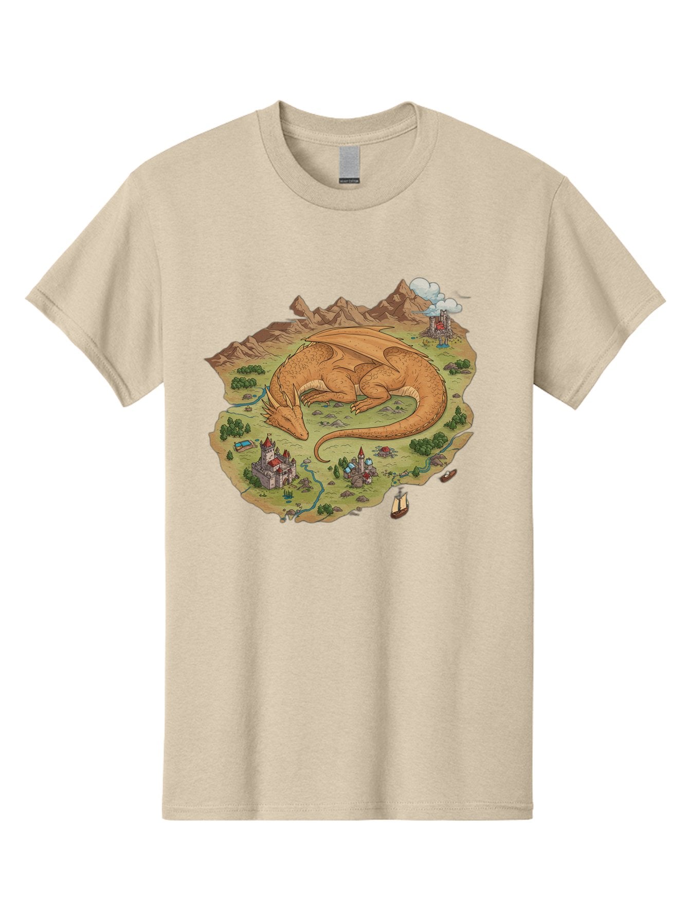 Dragon-Landscape Men'S Graphic Tee, 100% Cotton, Comfortable Casual Summer Wear, Machine Washable, Vintage Camera, Old Camera, Antique Camera, Black Camera, Classic Photography, Photography Equipment, Nostalgic Device, Film Camera, Camera Art Baf045 7