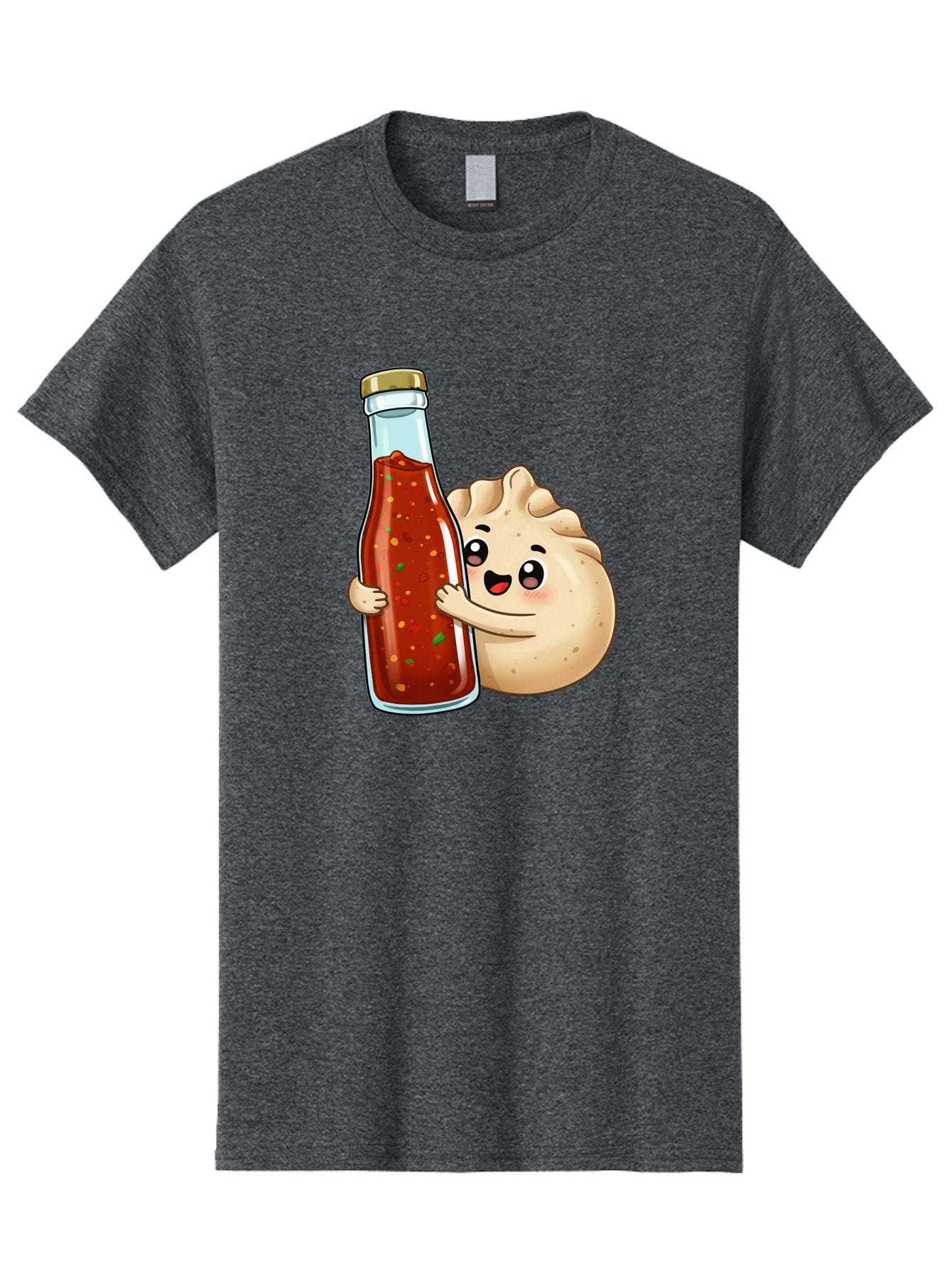 Dumpling-Hot-Sauce-Bottle Men'S Graphic Tee, 100% Cotton, Comfortable Casual Summer Wear, Machine Washable, Vintage Camera, Old Camera, Antique Camera, Black Camera, Classic Photography, Photography Equipment, Nostalgic Device, Film Camera, Baf048 7