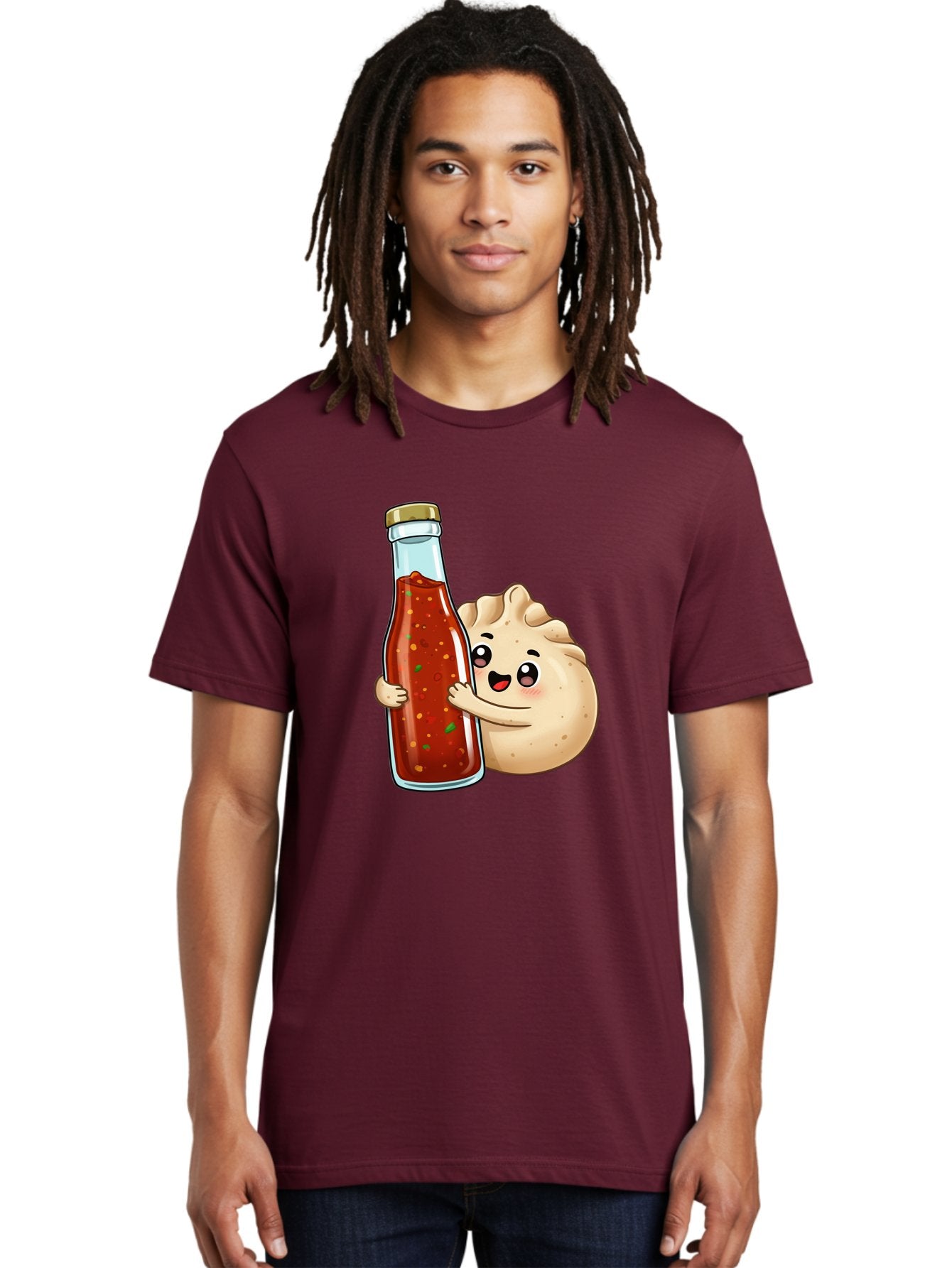 Dumpling-Hot-Sauce-Bottle Men'S Graphic Tee, 100% Cotton, Comfortable Casual Summer Wear, Machine Washable, Vintage Camera, Old Camera, Antique Camera, Black Camera, Classic Photography, Photography Equipment, Nostalgic Device, Film Camera, Baf048 17