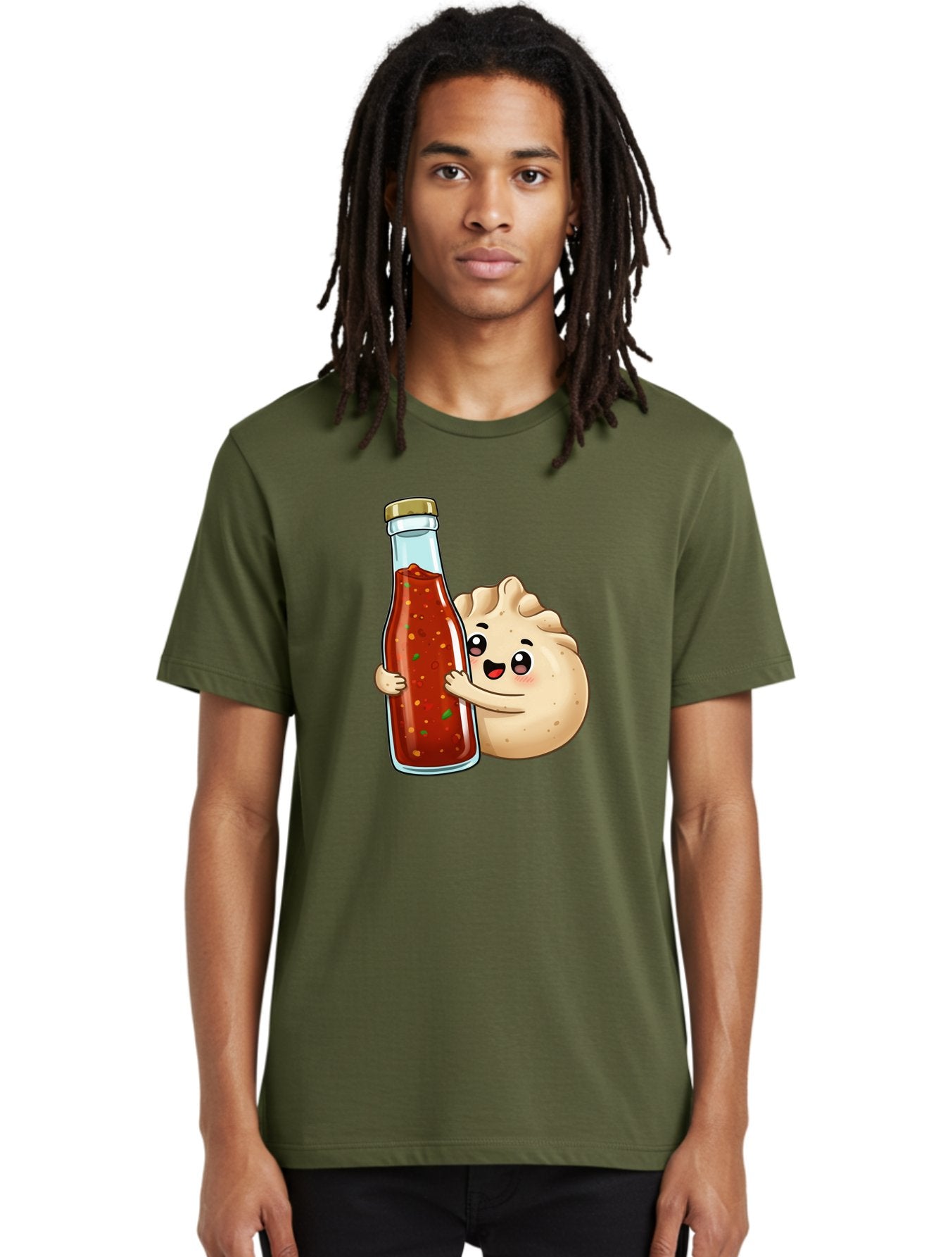 Dumpling-Hot-Sauce-Bottle Men'S Graphic Tee, 100% Cotton, Comfortable Casual Summer Wear, Machine Washable, Vintage Camera, Old Camera, Antique Camera, Black Camera, Classic Photography, Photography Equipment, Nostalgic Device, Film Camera, Baf048 29