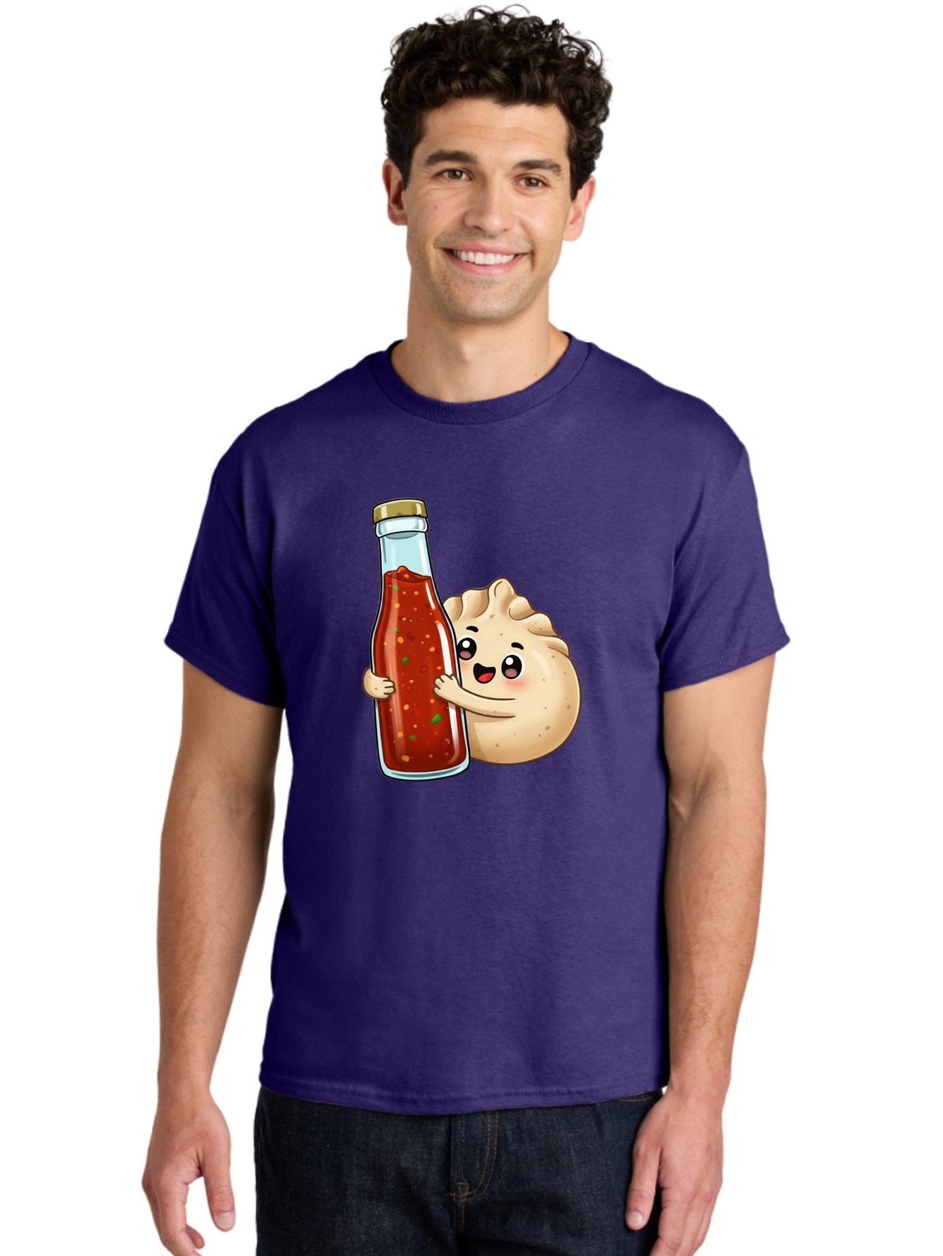 Dumpling-Hot-Sauce-Bottle Men'S Graphic Tee, 100% Cotton, Comfortable Casual Summer Wear, Machine Washable, Vintage Camera, Old Camera, Antique Camera, Black Camera, Classic Photography, Photography Equipment, Nostalgic Device, Film Camera, Baf048 30