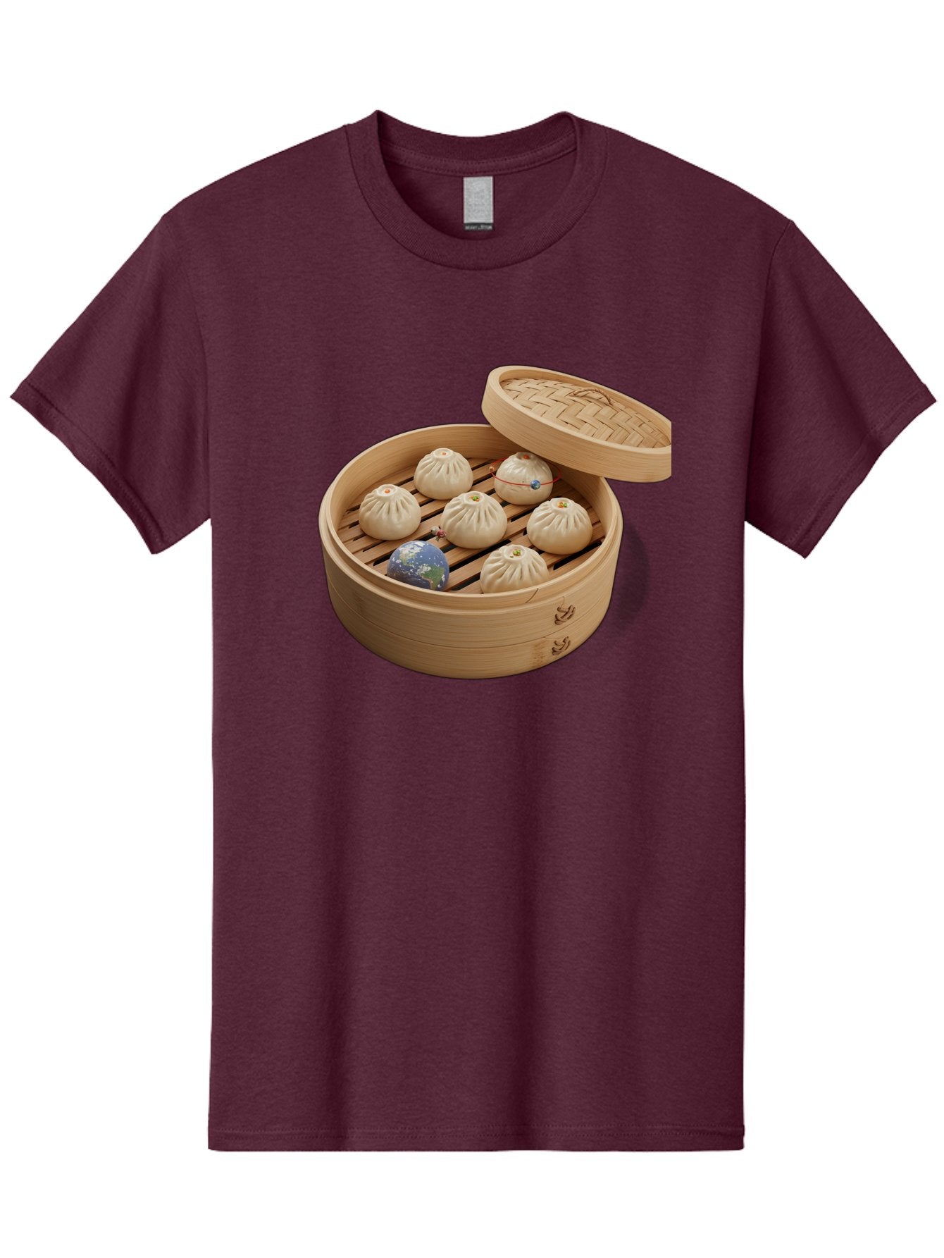 Dumplings-1 Men'S Graphic Tee, 100% Cotton, Comfortable Casual Summer Wear, Machine Washable, Vintage Camera, Old Camera, Antique Camera, Black Camera, Classic Photography, Photography Equipment, Nostalgic Device, Film Camera, Camera Art Baf051