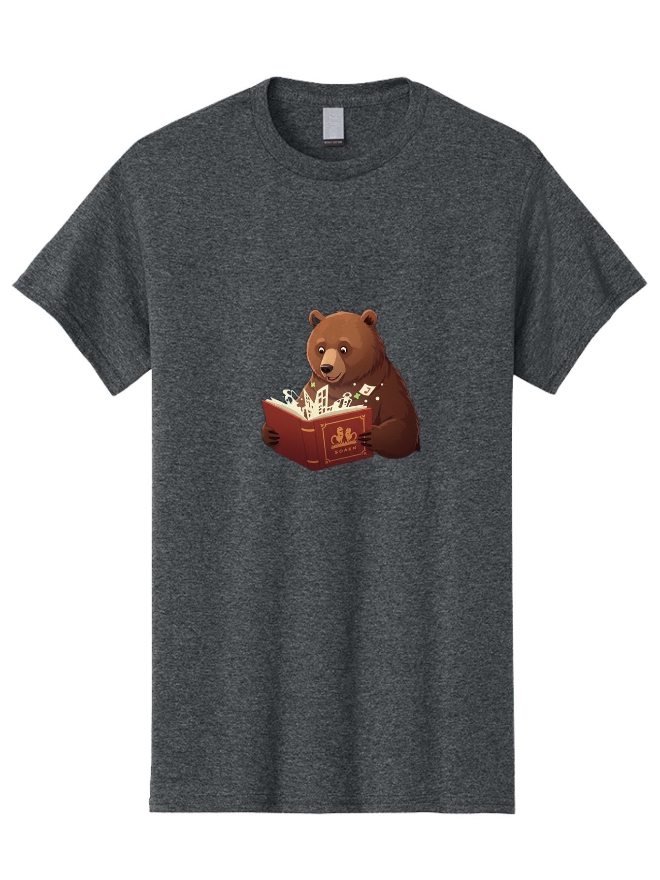 Eden-Bear-Reading-Book Men'S Graphic Tee, 100% Cotton, Comfortable Casual Summer Wear, Machine Washable, Vintage Camera, Old Camera, Antique Camera, Black Camera, Classic Photography, Photography Equipment, Nostalgic Device, Film Camera, Baf054 7