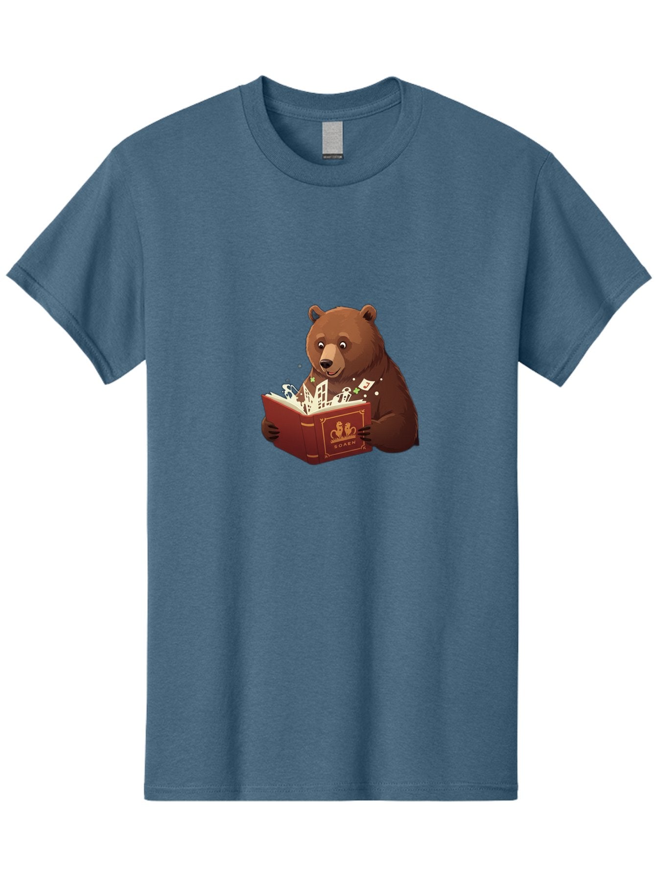 Eden-Bear-Reading-Book Men'S Graphic Tee, 100% Cotton, Comfortable Casual Summer Wear, Machine Washable, Vintage Camera, Old Camera, Antique Camera, Black Camera, Classic Photography, Photography Equipment, Nostalgic Device, Film Camera, Baf054 12