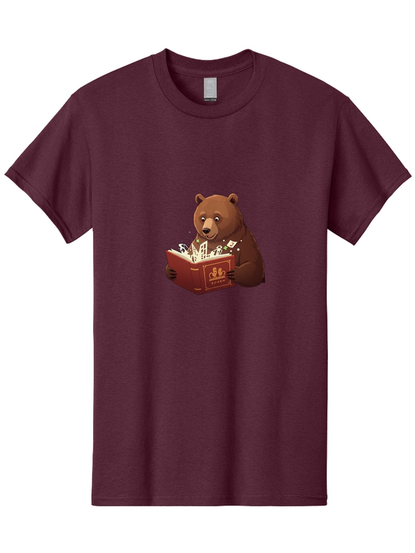 Eden-Bear-Reading-Book Men'S Graphic Tee, 100% Cotton, Comfortable Casual Summer Wear, Machine Washable, Vintage Camera, Old Camera, Antique Camera, Black Camera, Classic Photography, Photography Equipment, Nostalgic Device, Film Camera, Baf054 13