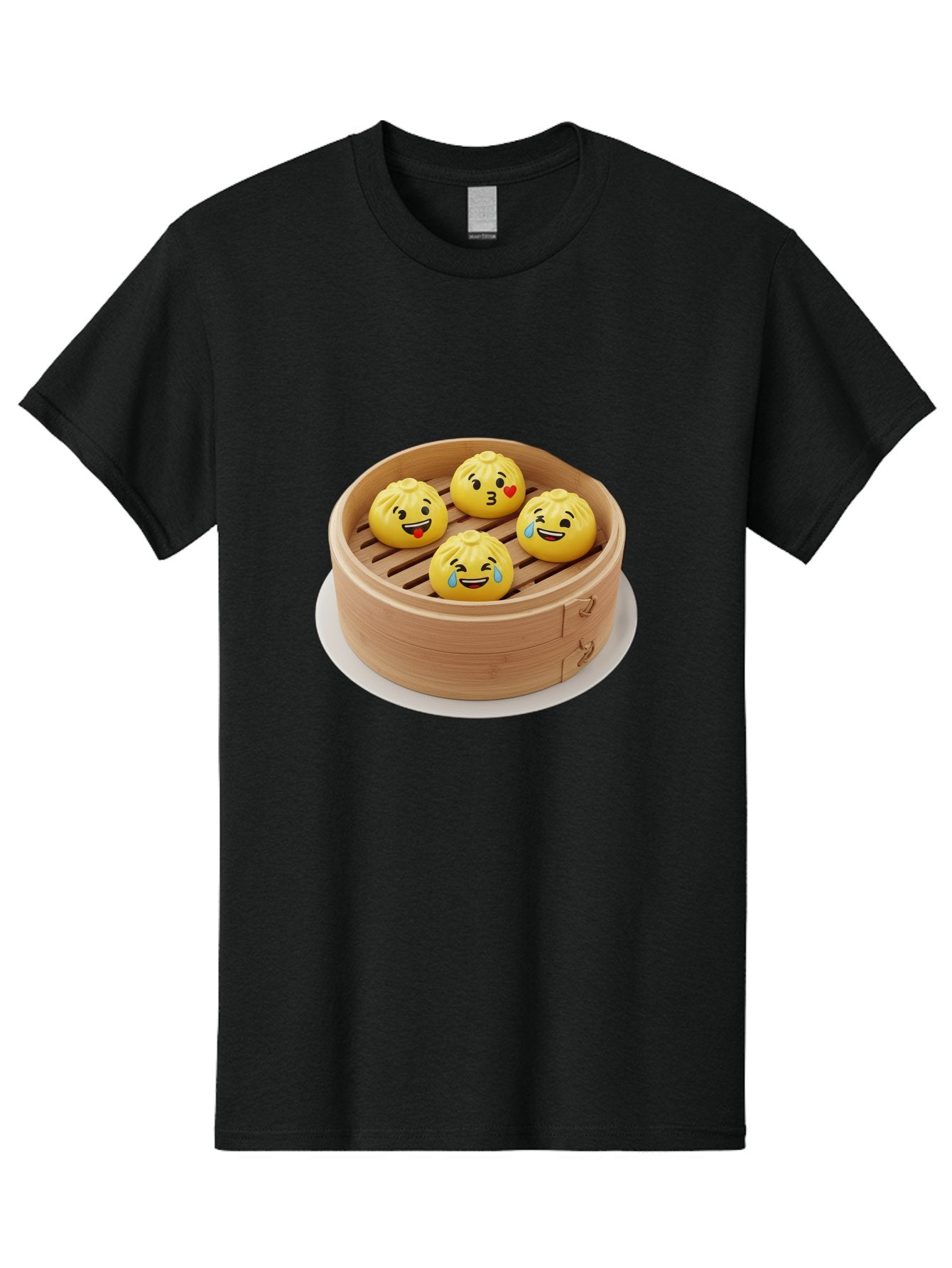 Emoji-Dumplings Men'S Graphic Tee, 100% Cotton, Comfortable Casual Summer Wear, Machine Washable, Vintage Camera, Old Camera, Antique Camera, Black Camera, Classic Photography, Photography Equipment, Nostalgic Device, Film Camera, Camera Art Baf057 8