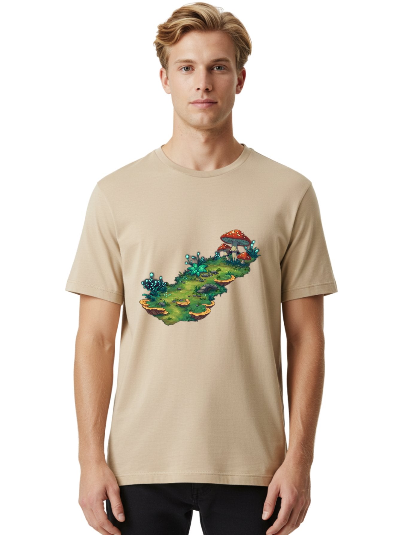 Fantasy-Mushroom-Isle Men'S Graphic Tee, 100% Cotton, Comfortable Casual Summer Wear, Machine Washable, Vintage Camera, Old Camera, Antique Camera, Black Camera, Classic Photography, Photography Equipment, Nostalgic Device, Film Camera, Baf062 19