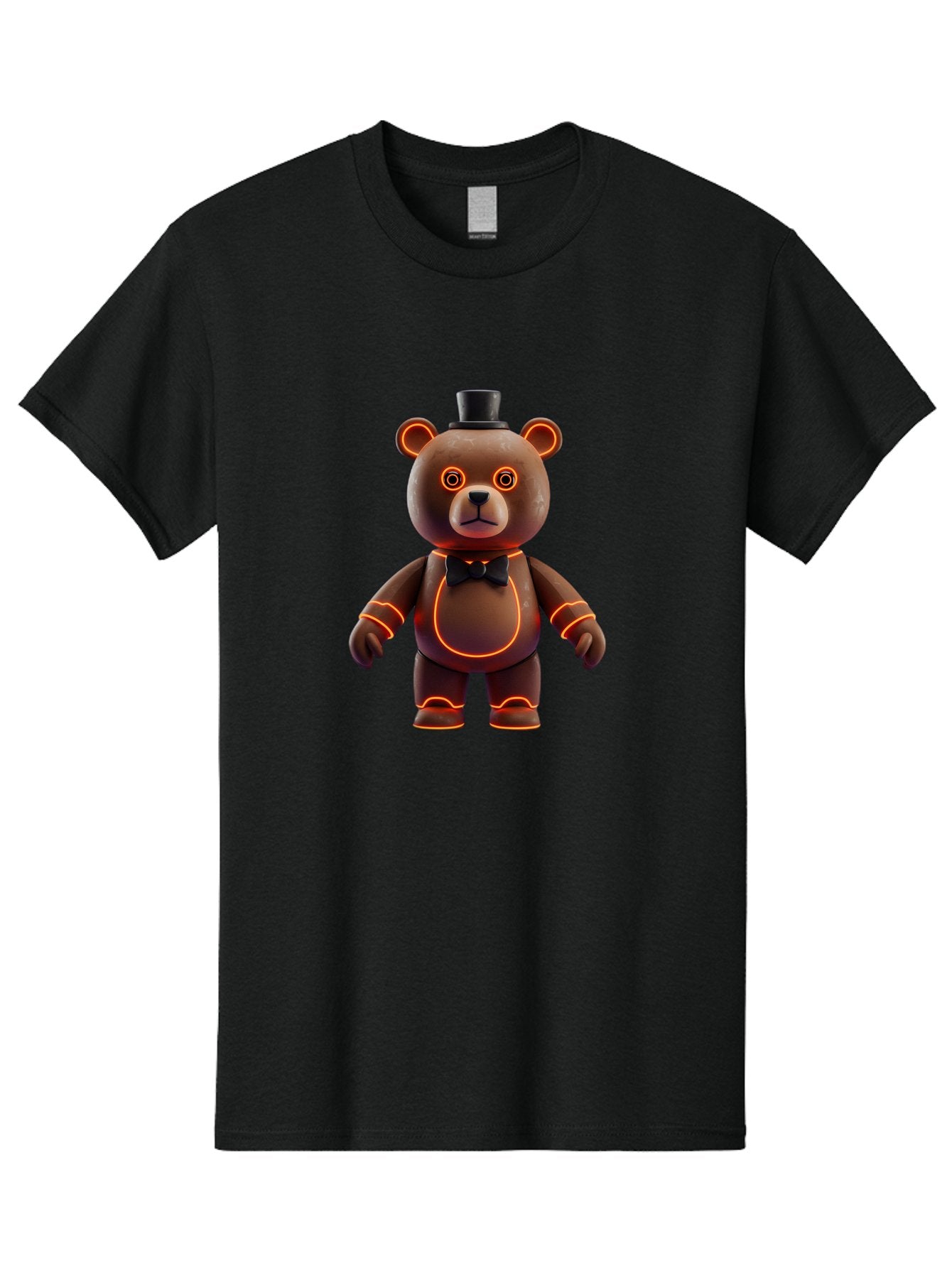 Five-Nights-At-Freddy-S-Bear-1 Men'S Graphic Tee, 100% Cotton, Comfortable Casual Summer Wear, Machine Washable, Vintage Camera, Old Camera, Antique Camera, Black Camera, Classic Photography, Photography Equipment, Nostalgic Device, Baf065 4