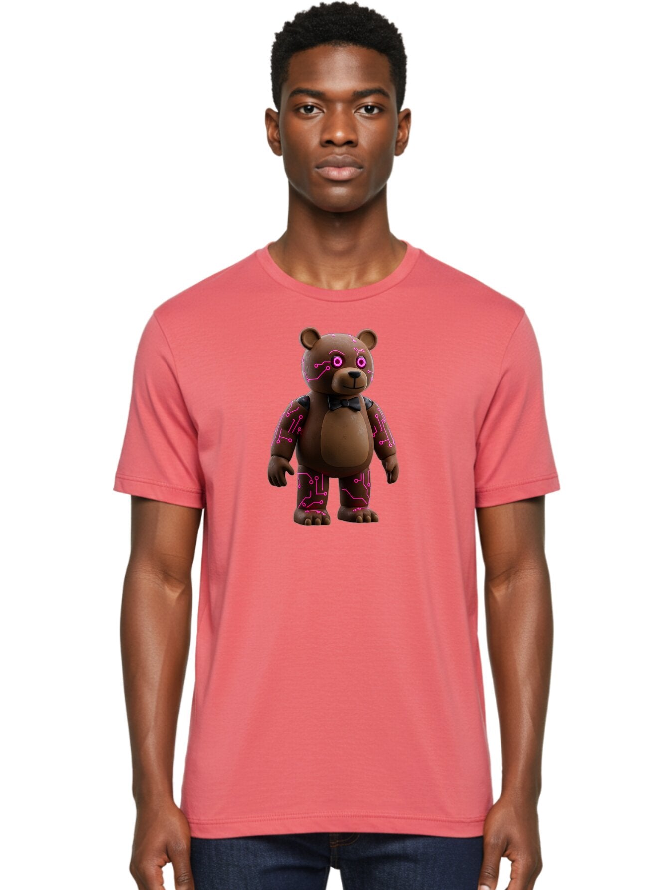 Five-Nights-At-Freddy-S-Bear Men'S Graphic Tee, 100% Cotton, Comfortable Casual Summer Wear, Machine Washable, Vintage Camera, Old Camera, Antique Camera, Black Camera, Classic Photography, Photography Equipment, Nostalgic Device, Film Camera, Baf066 19