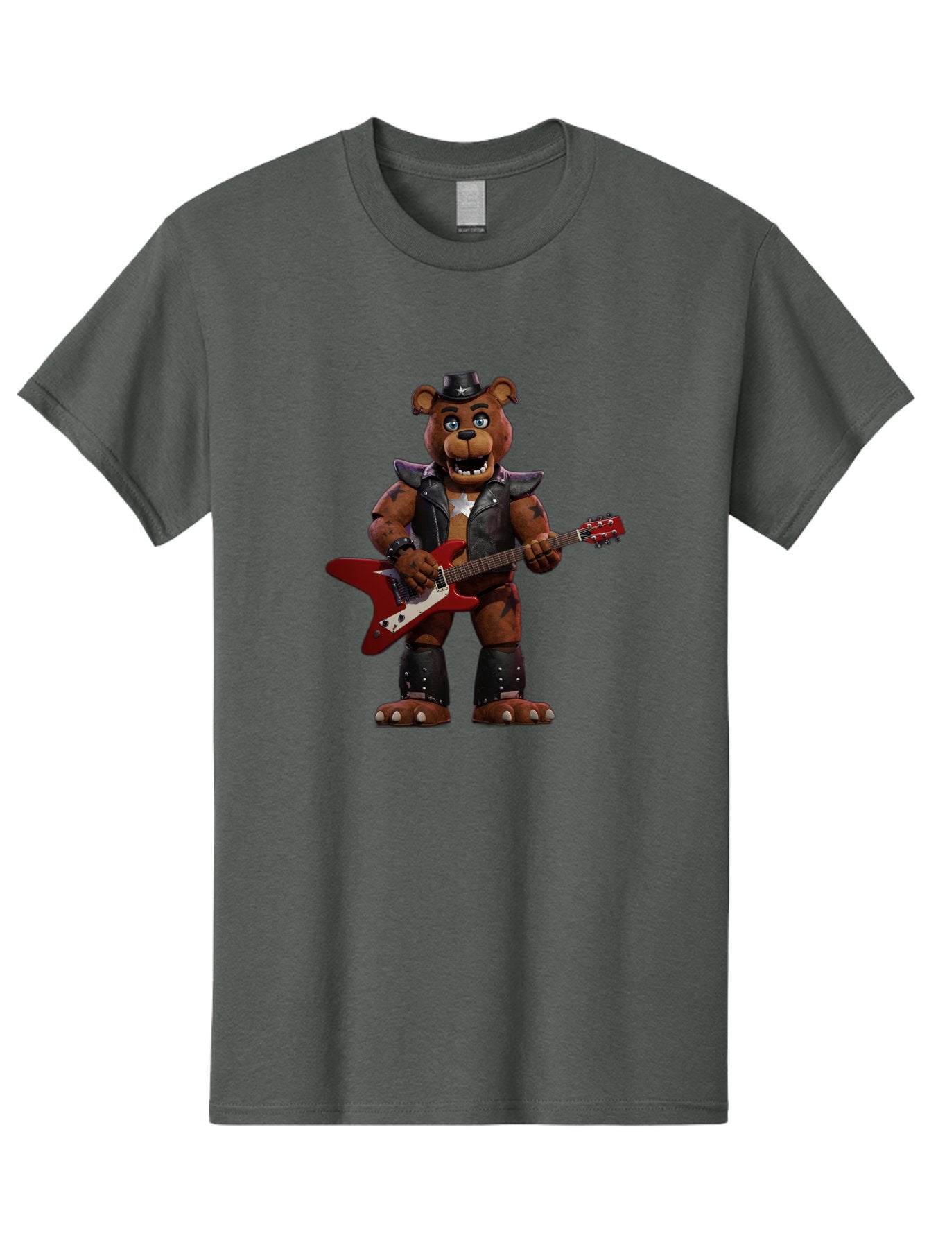 Five-Nights-At-Freddy-S-Freddy-Fazbear Men'S Graphic Tee, 100% Cotton, Comfortable Casual Summer Wear, Machine Washable, Vintage Camera, Old Camera, Antique Camera, Black Camera, Classic Photography, Photography Equipment, Nostalgic Device, Baf068 7