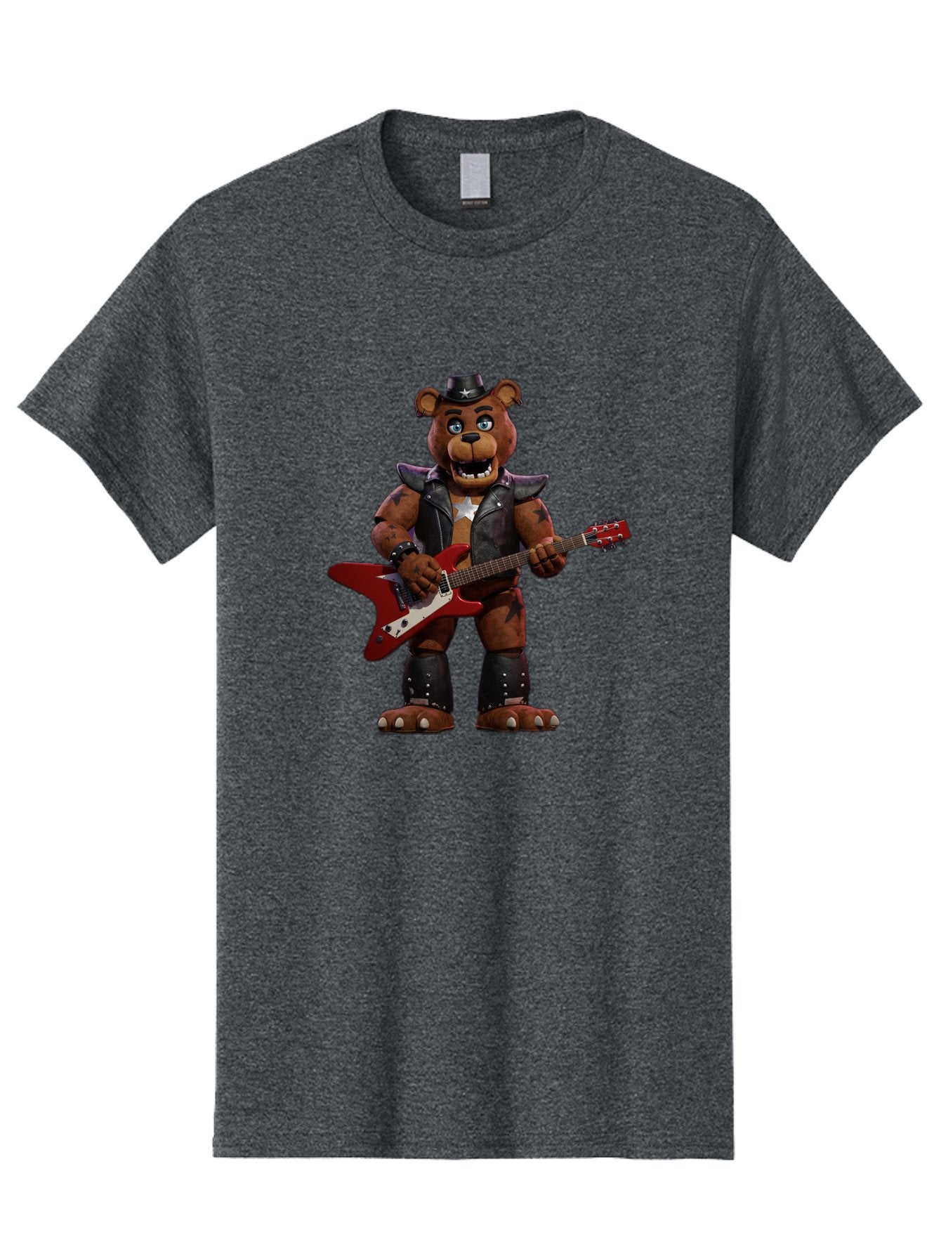 Five-Nights-At-Freddy-S-Freddy-Fazbear Men'S Graphic Tee, 100% Cotton, Comfortable Casual Summer Wear, Machine Washable, Vintage Camera, Old Camera, Antique Camera, Black Camera, Classic Photography, Photography Equipment, Nostalgic Device, Baf068 5