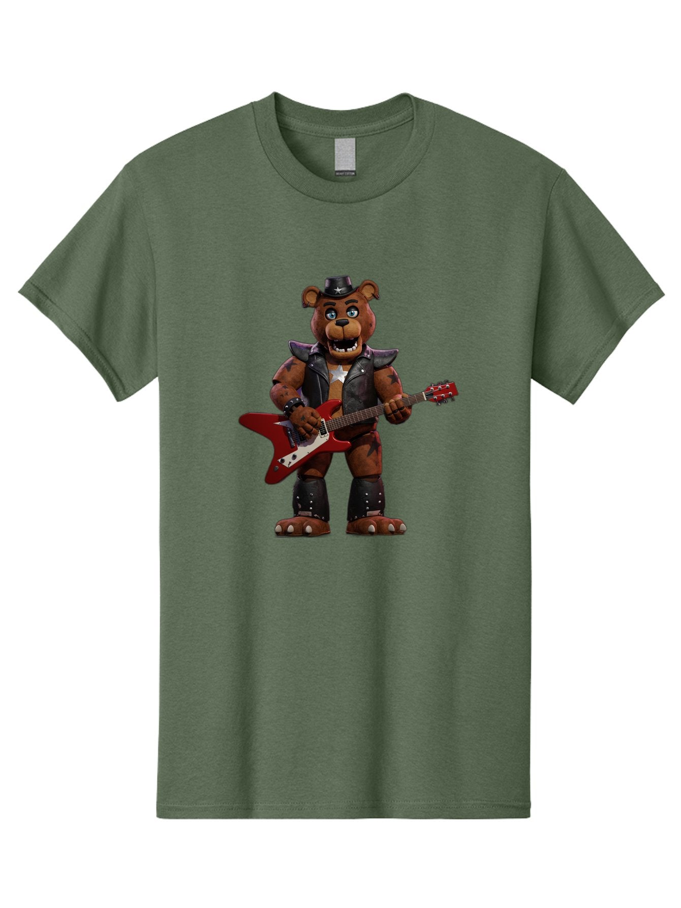 Five-Nights-At-Freddy-S-Freddy-Fazbear Men'S Graphic Tee, 100% Cotton, Comfortable Casual Summer Wear, Machine Washable, Vintage Camera, Old Camera, Antique Camera, Black Camera, Classic Photography, Photography Equipment, Nostalgic Device, Baf068
