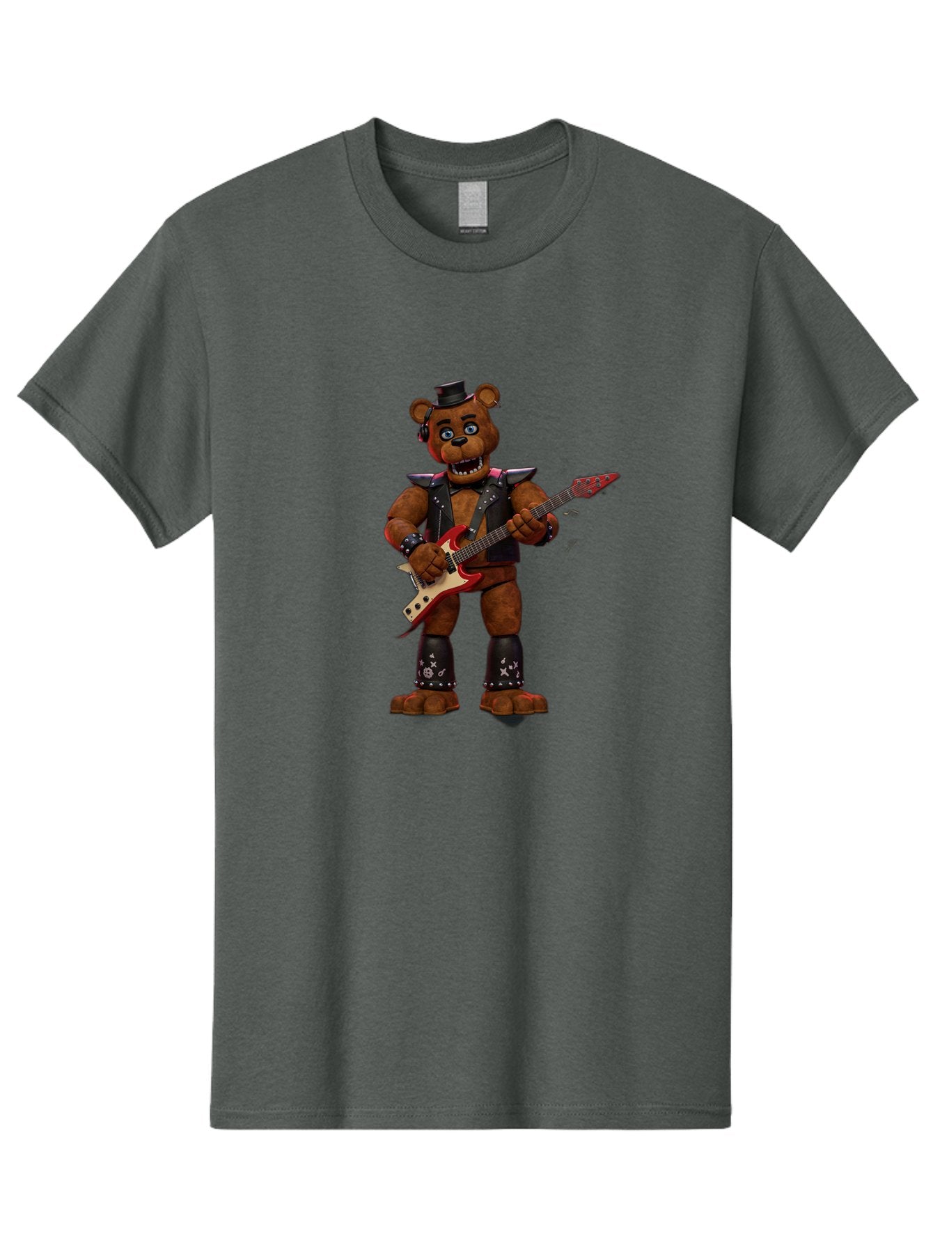 Five-Nights-At-Freddy-S-Rockstar-Freddy Men'S Graphic Tee, 100% Cotton, Comfortable Casual Summer Wear, Machine Washable, Vintage Camera, Old Camera, Antique Camera, Black Camera, Classic Photography, Photography Equipment, Nostalgic Device, Baf069 13