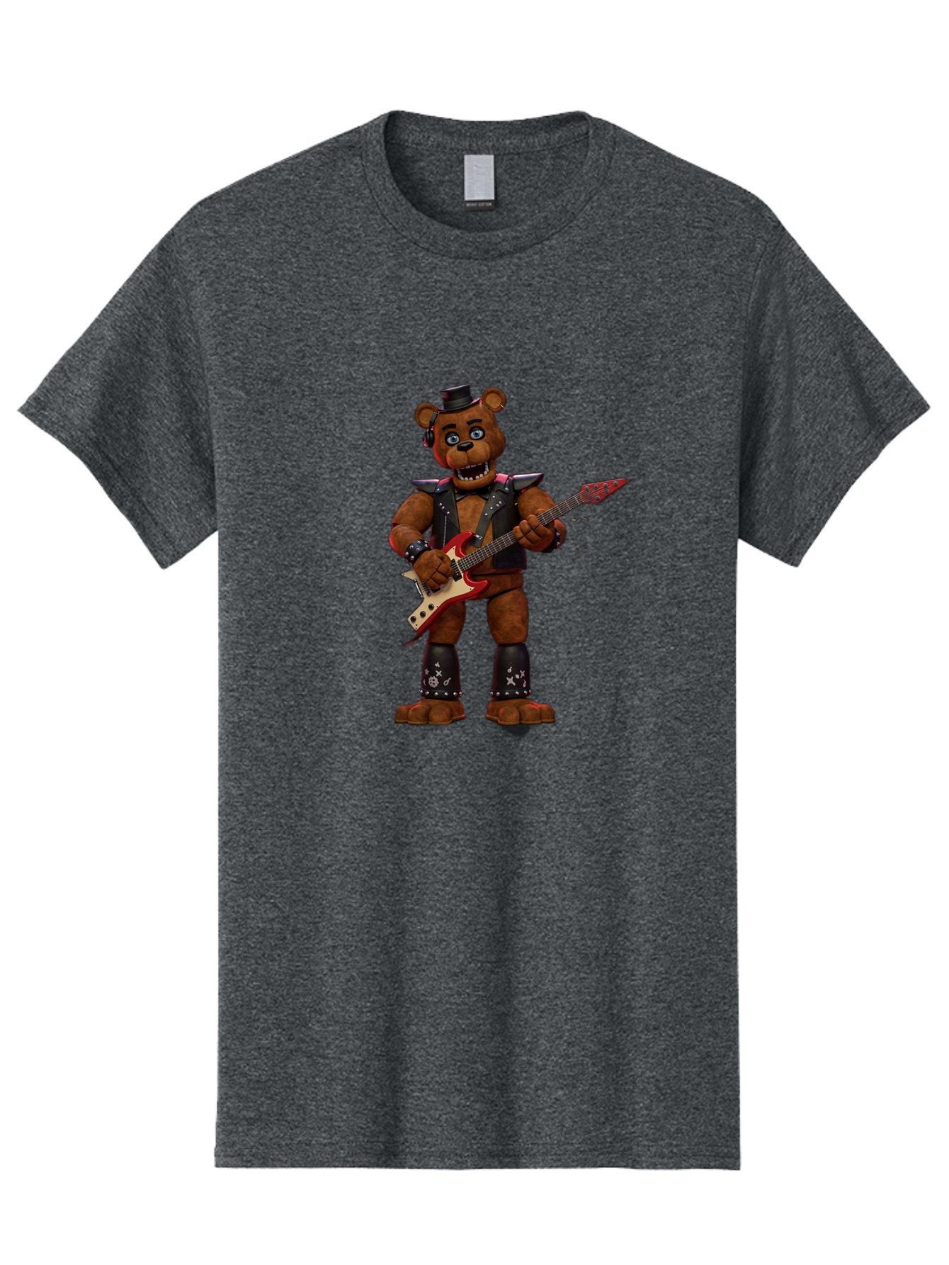 Five-Nights-At-Freddy-S-Rockstar-Freddy Men'S Graphic Tee, 100% Cotton, Comfortable Casual Summer Wear, Machine Washable, Vintage Camera, Old Camera, Antique Camera, Black Camera, Classic Photography, Photography Equipment, Nostalgic Device, Baf069 6