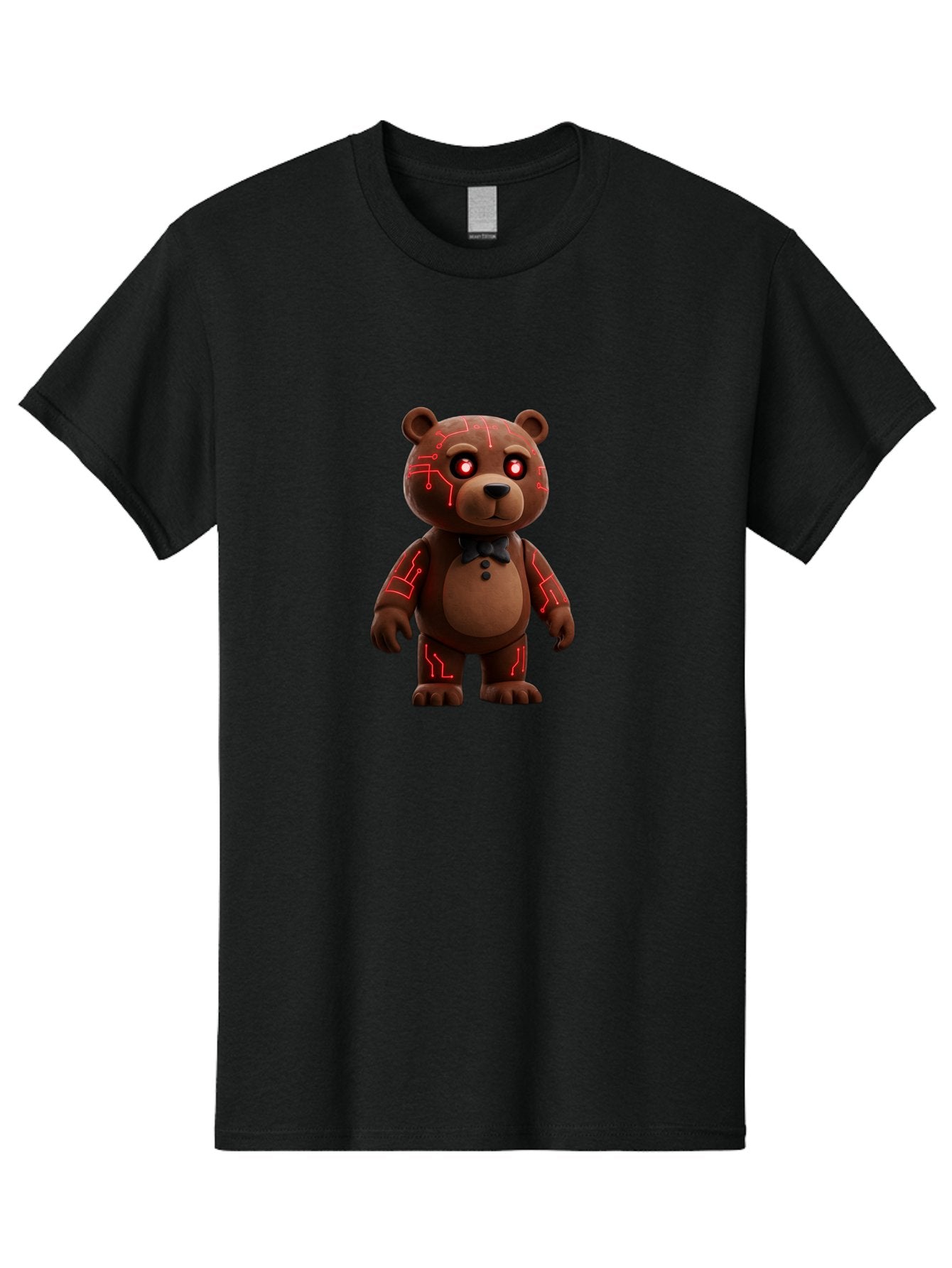 Five-Nights-At-Freddy-S-Teddy-Bear Men'S Graphic Tee, 100% Cotton, Comfortable Casual Summer Wear, Machine Washable, Vintage Camera, Old Camera, Antique Camera, Black Camera, Classic Photography, Photography Equipment, Nostalgic Device, Baf070 15