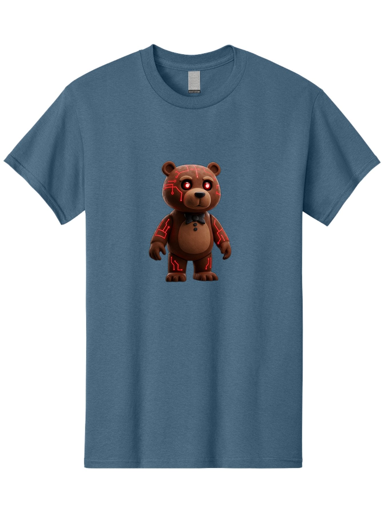 Five-Nights-At-Freddy-S-Teddy-Bear Men'S Graphic Tee, 100% Cotton, Comfortable Casual Summer Wear, Machine Washable, Vintage Camera, Old Camera, Antique Camera, Black Camera, Classic Photography, Photography Equipment, Nostalgic Device, Baf070 3