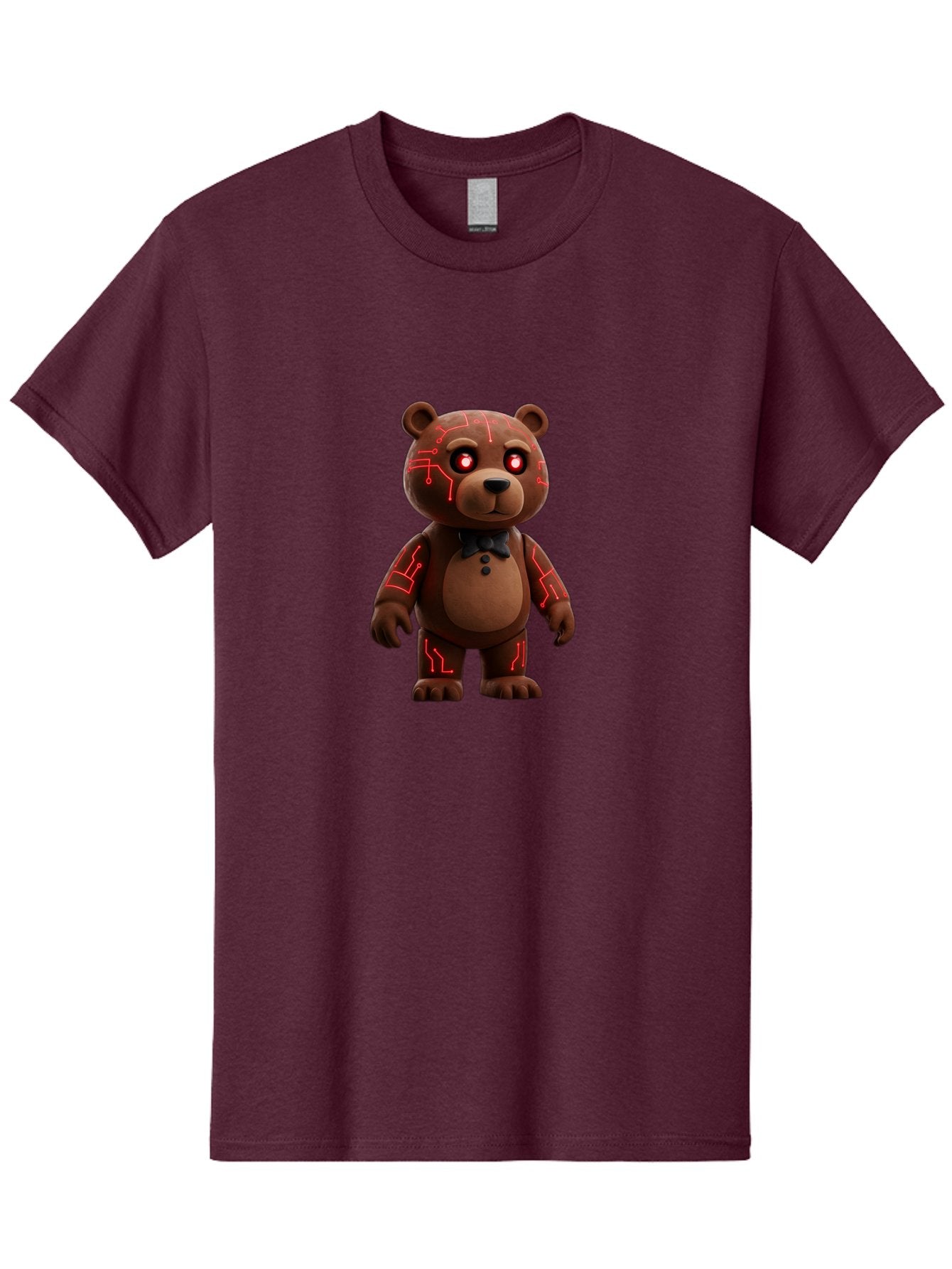 Five-Nights-At-Freddy-S-Teddy-Bear Men'S Graphic Tee, 100% Cotton, Comfortable Casual Summer Wear, Machine Washable, Vintage Camera, Old Camera, Antique Camera, Black Camera, Classic Photography, Photography Equipment, Nostalgic Device, Baf070 4