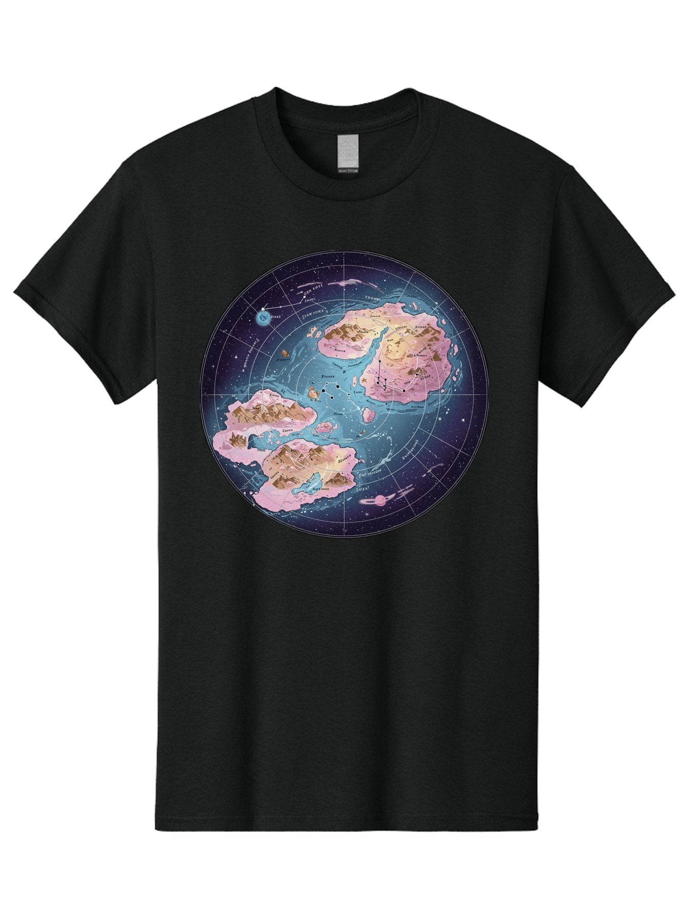 Flat-Earth-Map Men'S Graphic Tee, 100% Cotton, Comfortable Casual Summer Wear, Machine Washable, Vintage Camera, Old Camera, Antique Camera, Black Camera, Classic Photography, Photography Equipment, Nostalgic Device, Film Camera, Camera Art Baf072 7