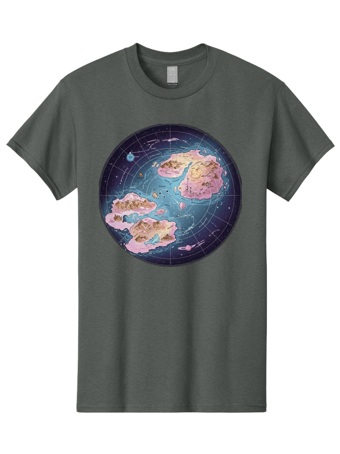 Flat-Earth-Map Men'S Graphic Tee, 100% Cotton, Comfortable Casual Summer Wear, Machine Washable, Vintage Camera, Old Camera, Antique Camera, Black Camera, Classic Photography, Photography Equipment, Nostalgic Device, Film Camera, Camera Art Baf072 3
